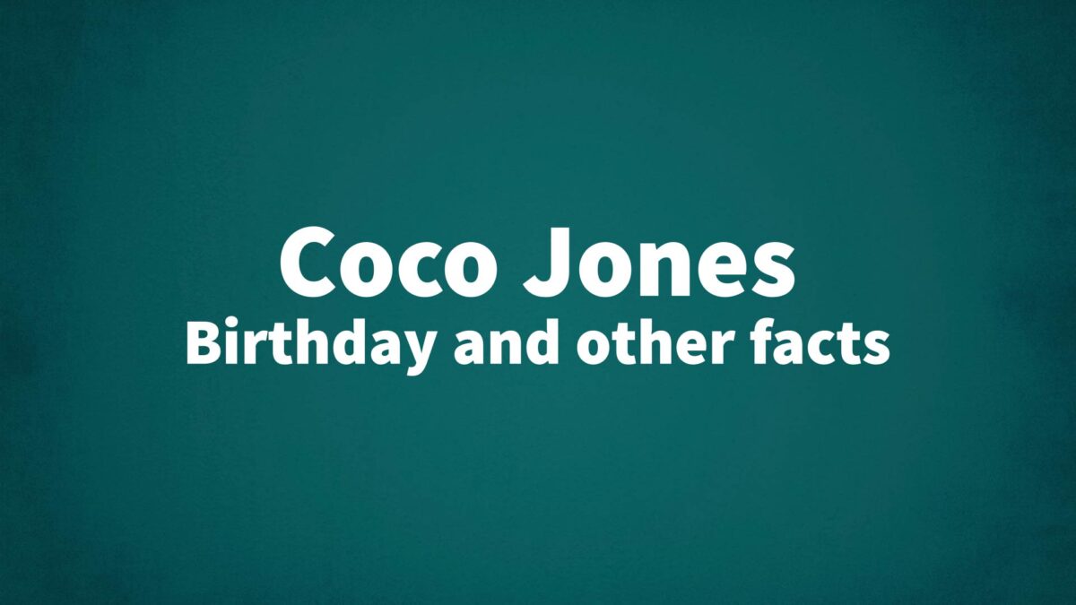 CocoJones List Of National Days
