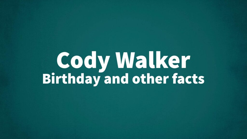 CodyWalker List Of National Days