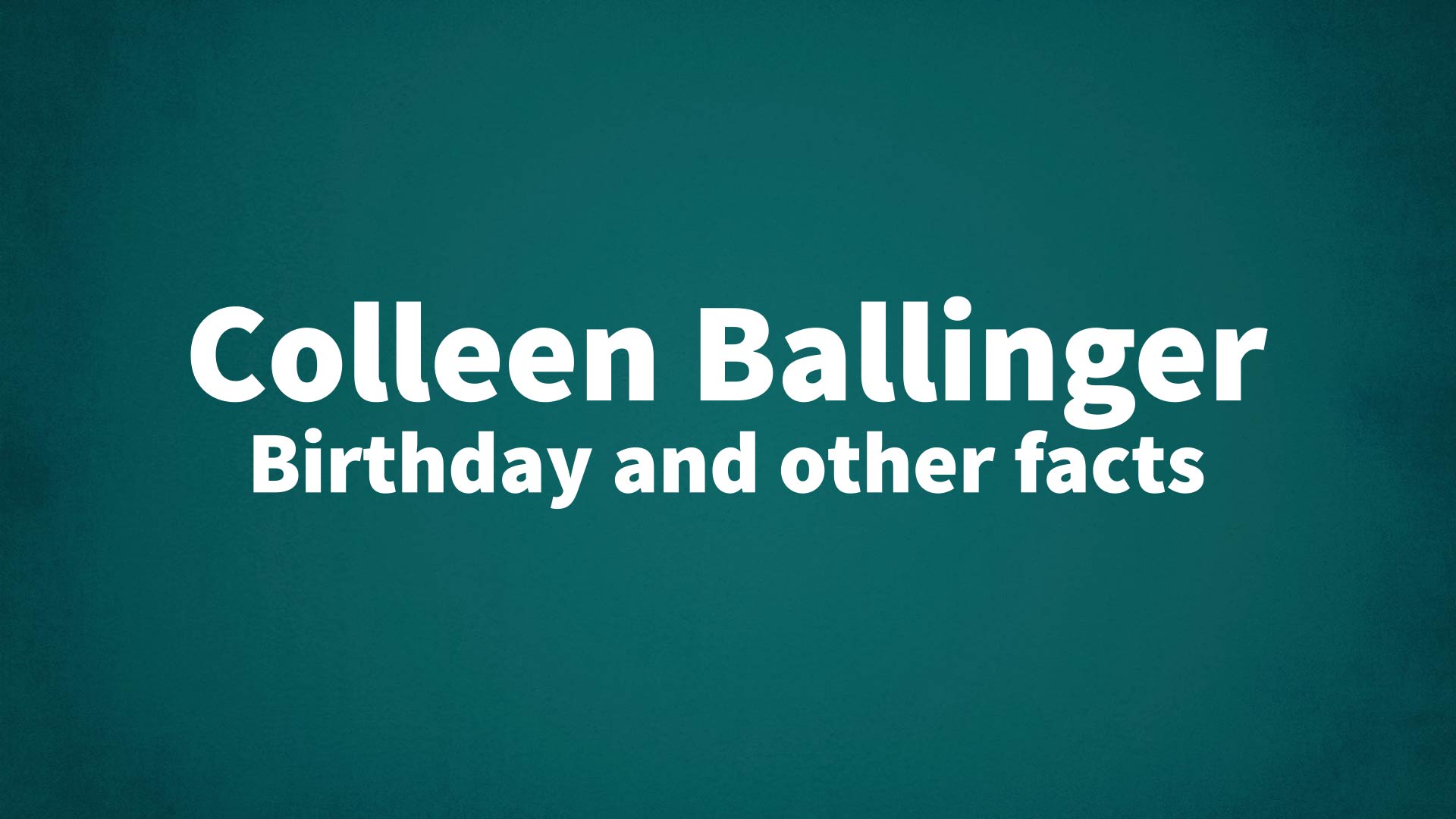 title image for Colleen Ballinger birthday