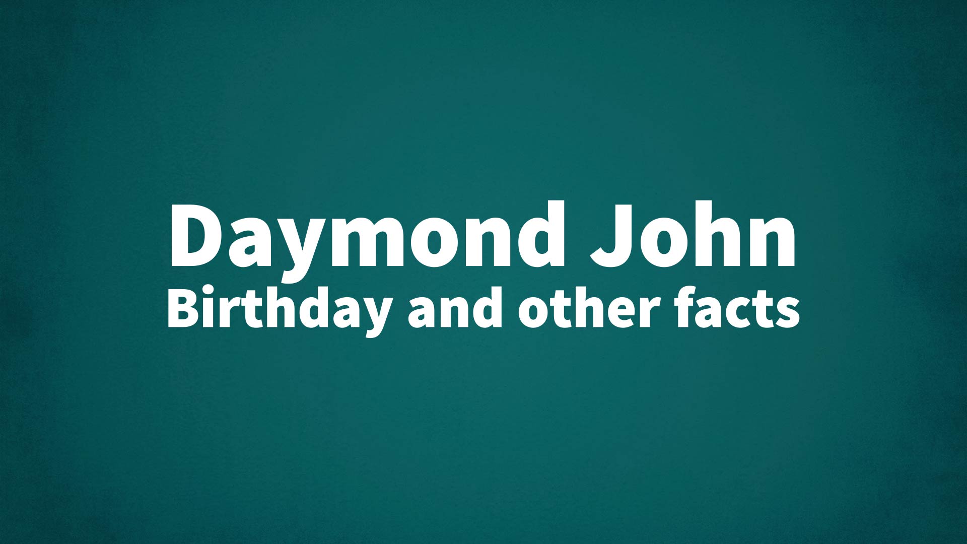 title image for Daymond John birthday