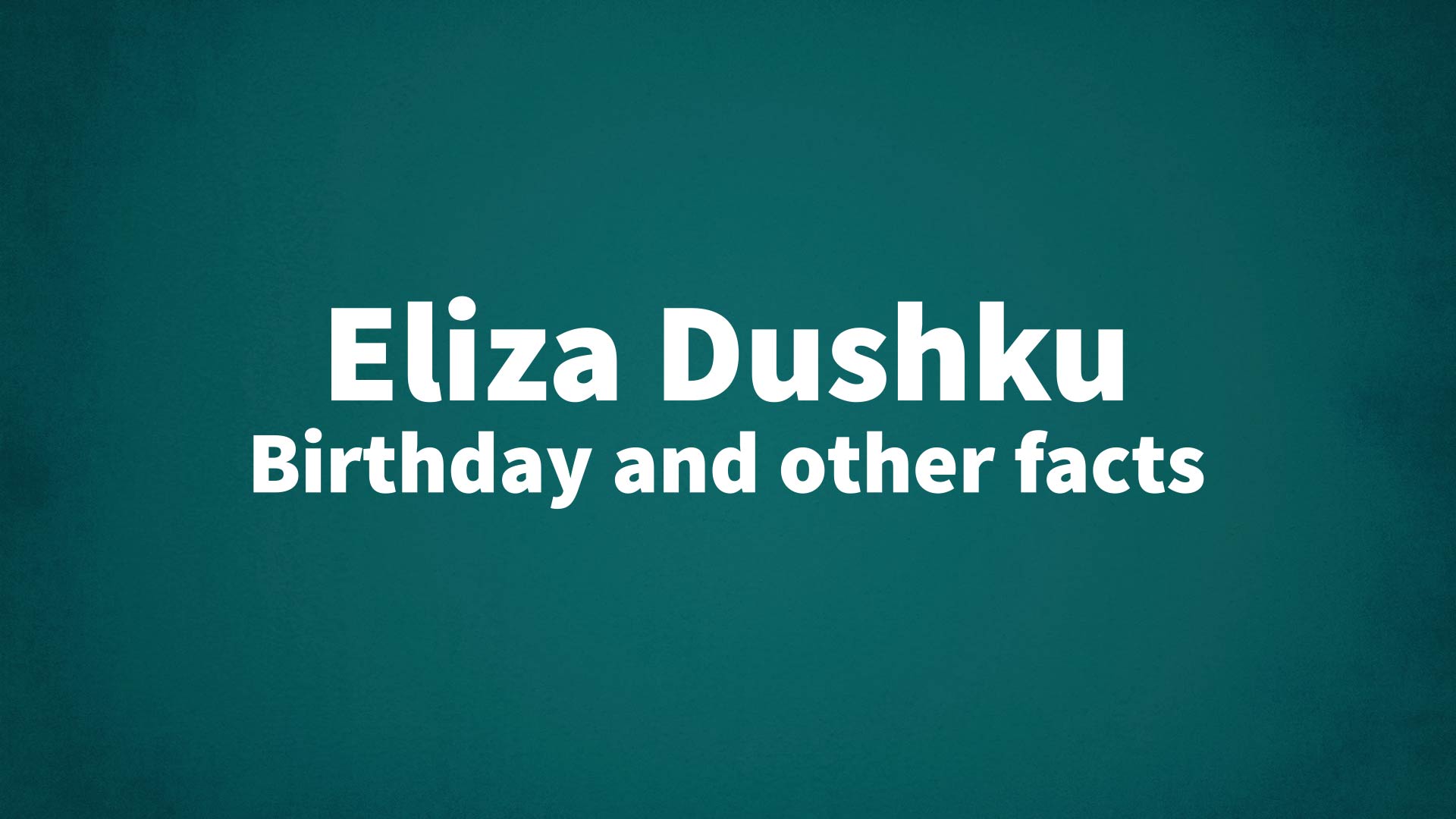 title image for Eliza Dushku birthday
