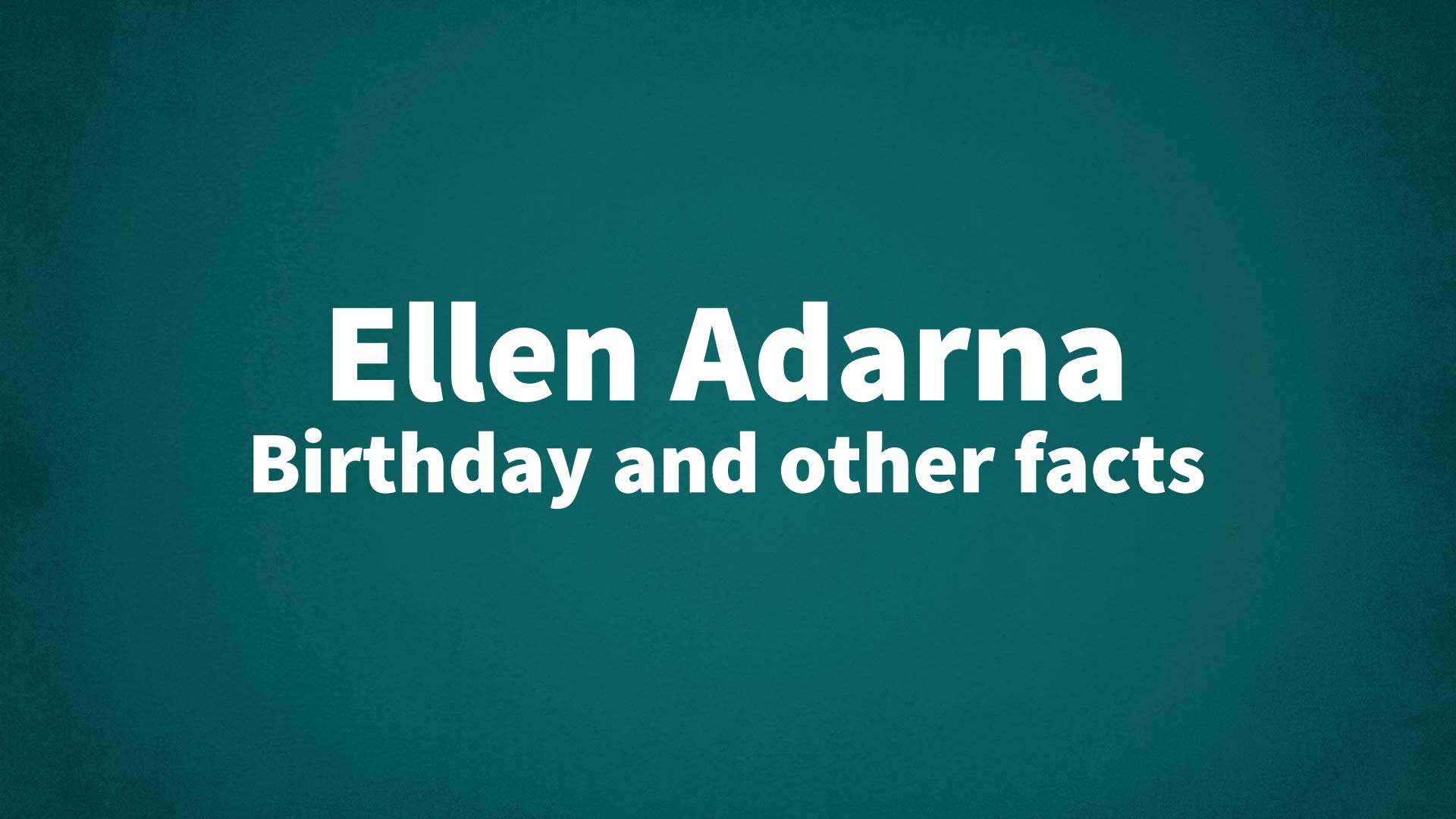 title image for Ellen Adarna birthday