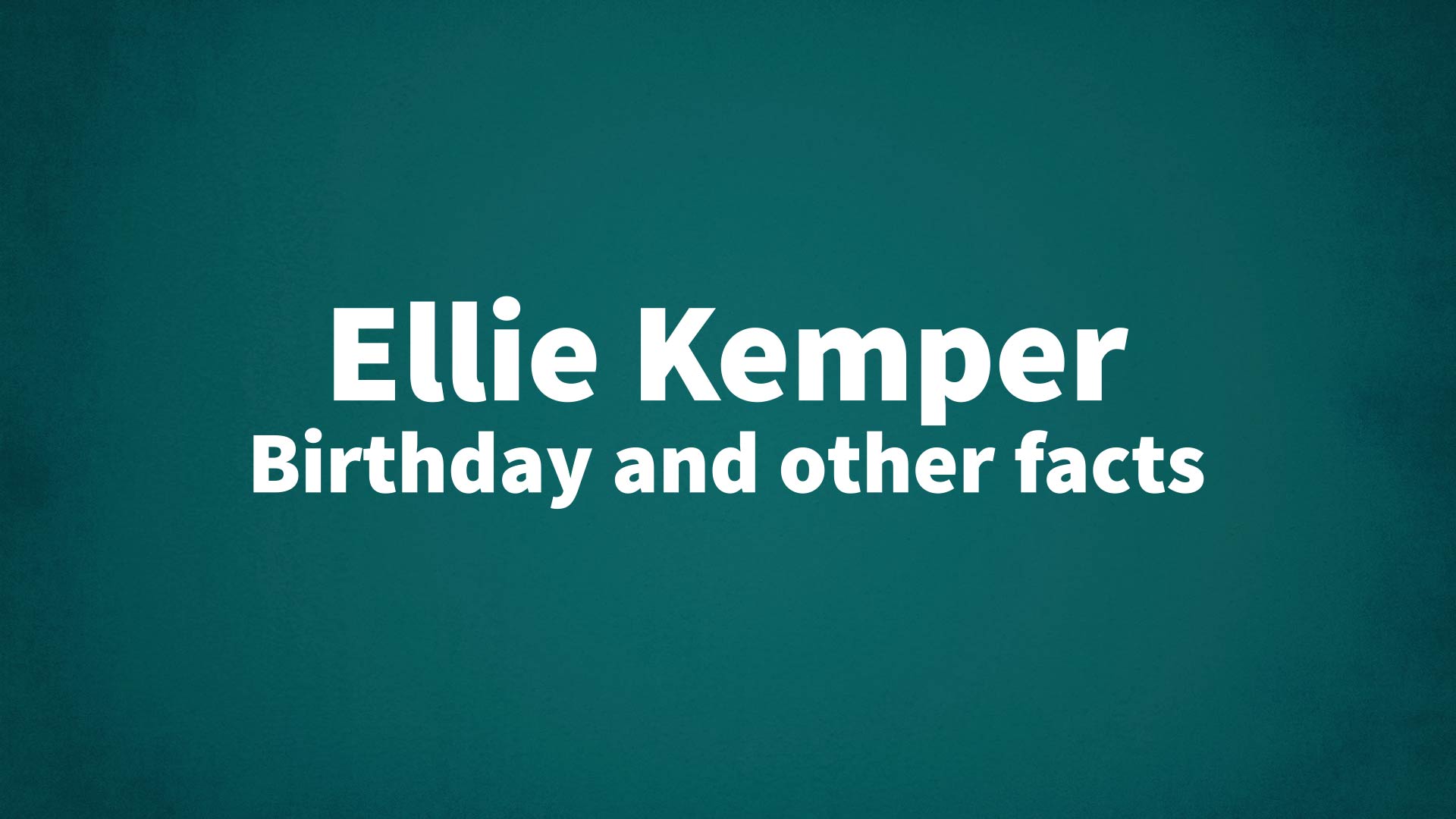 title image for Ellie Kemper birthday
