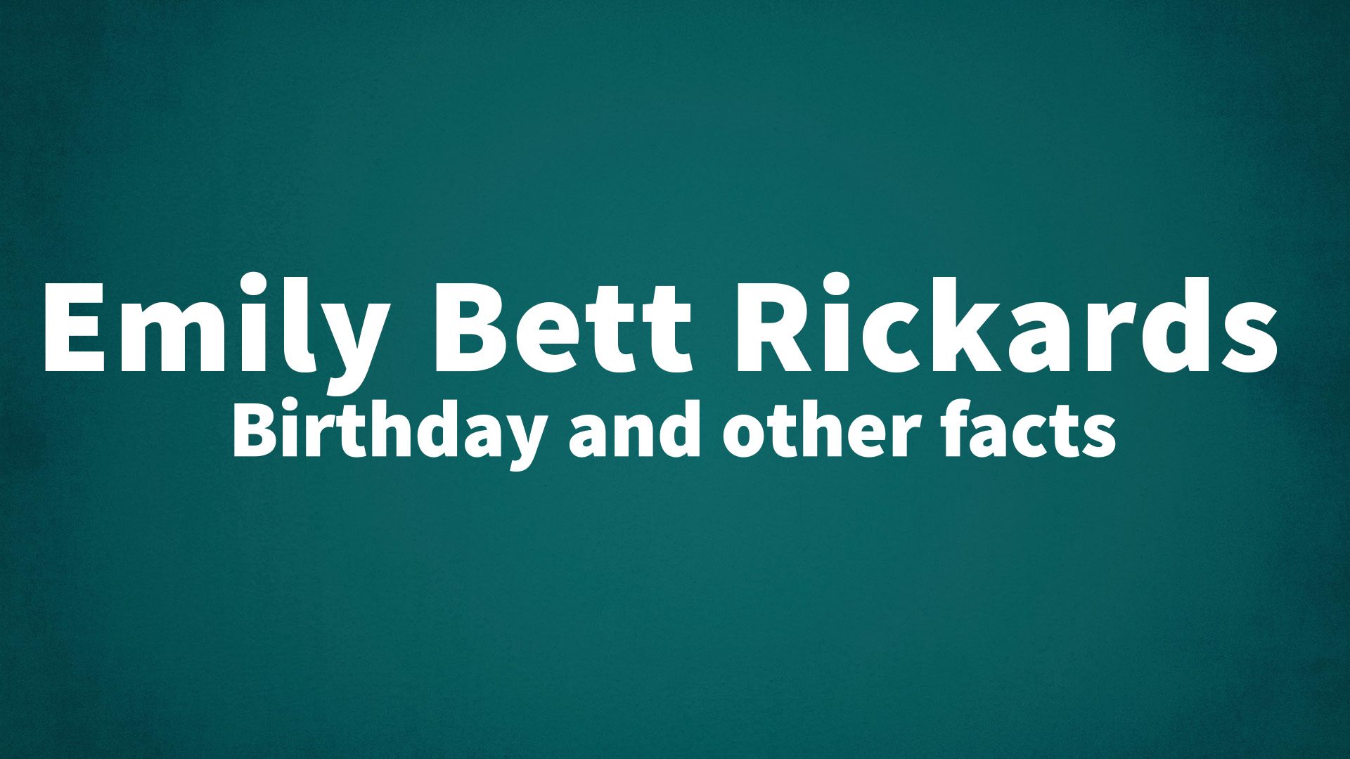 title image for Emily Bett Rickards birthday