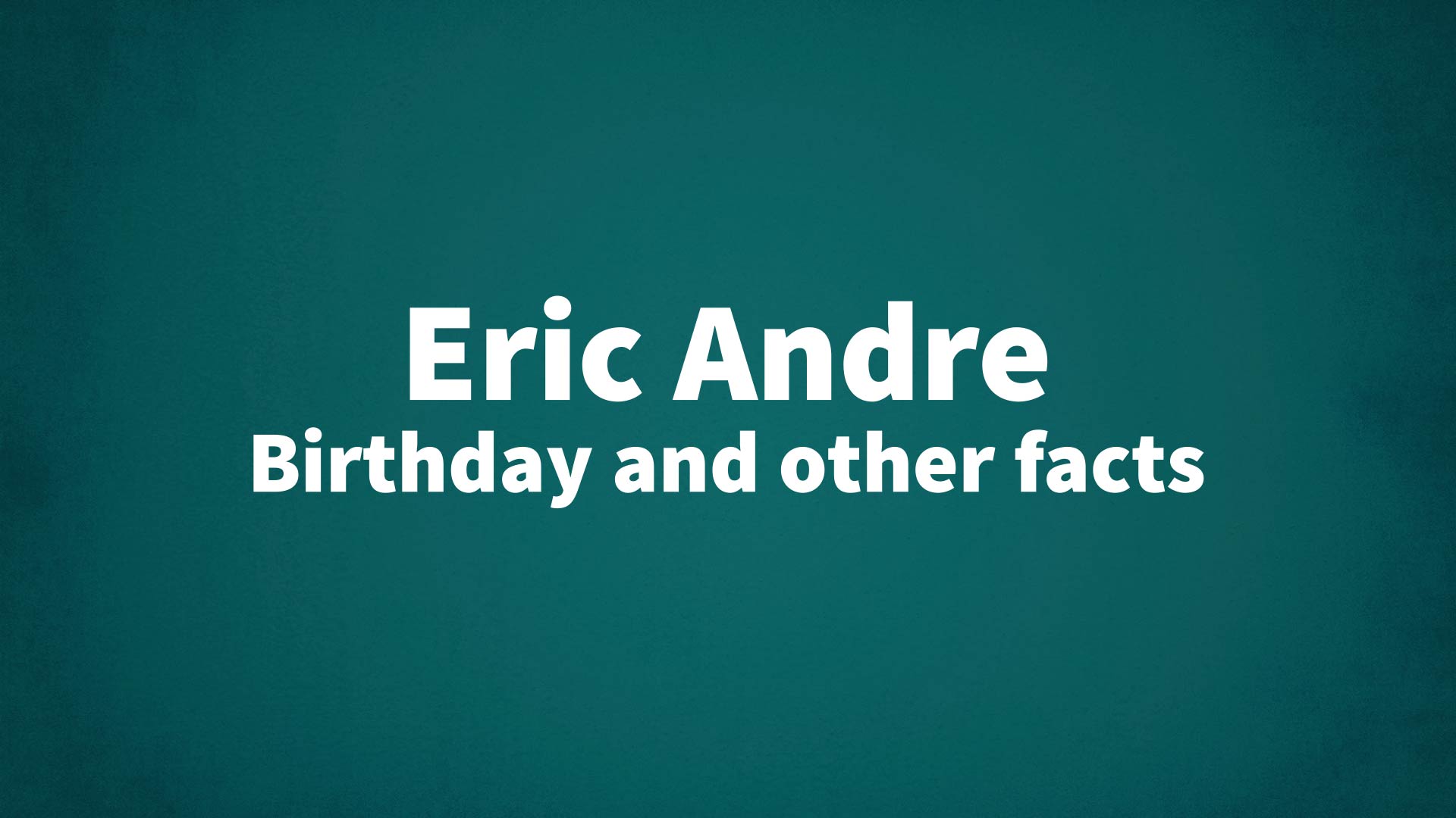 title image for Eric Andre birthday