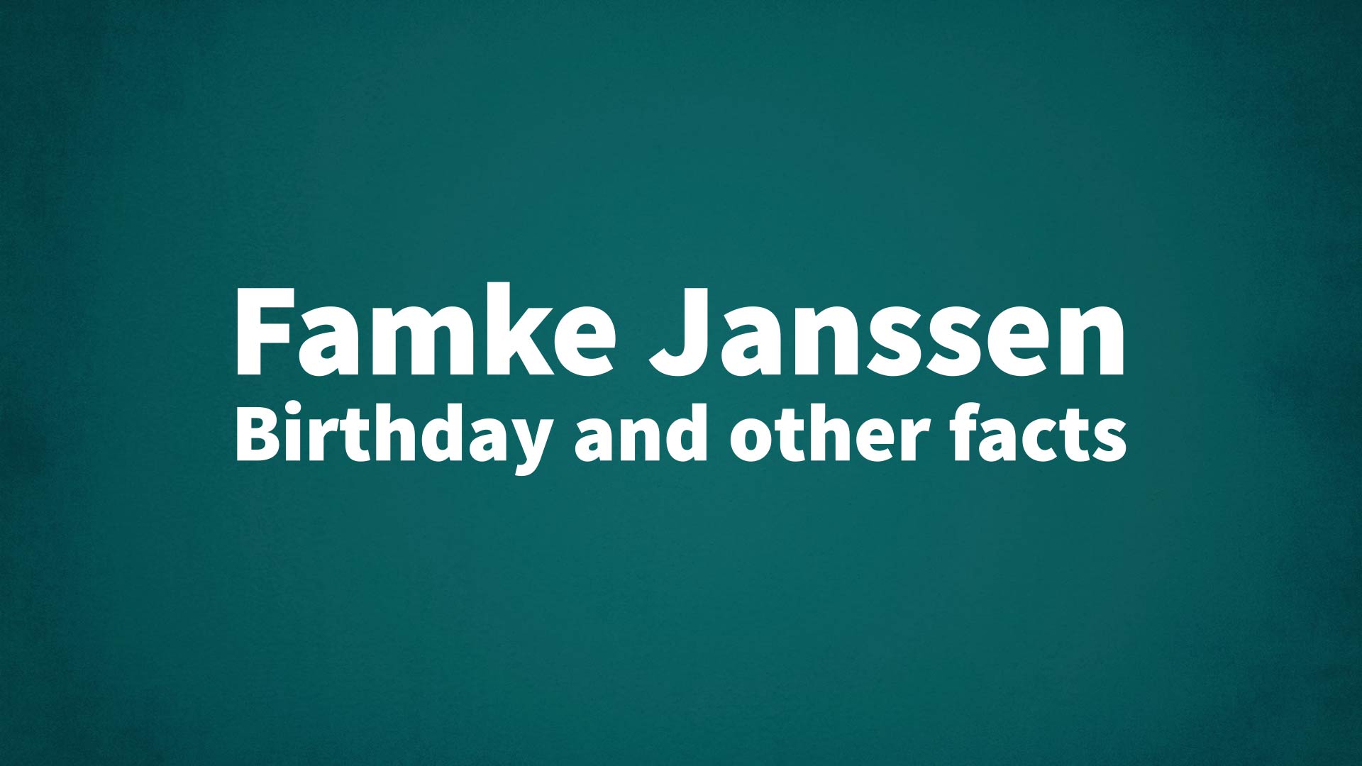 title image for Famke Janssen birthday