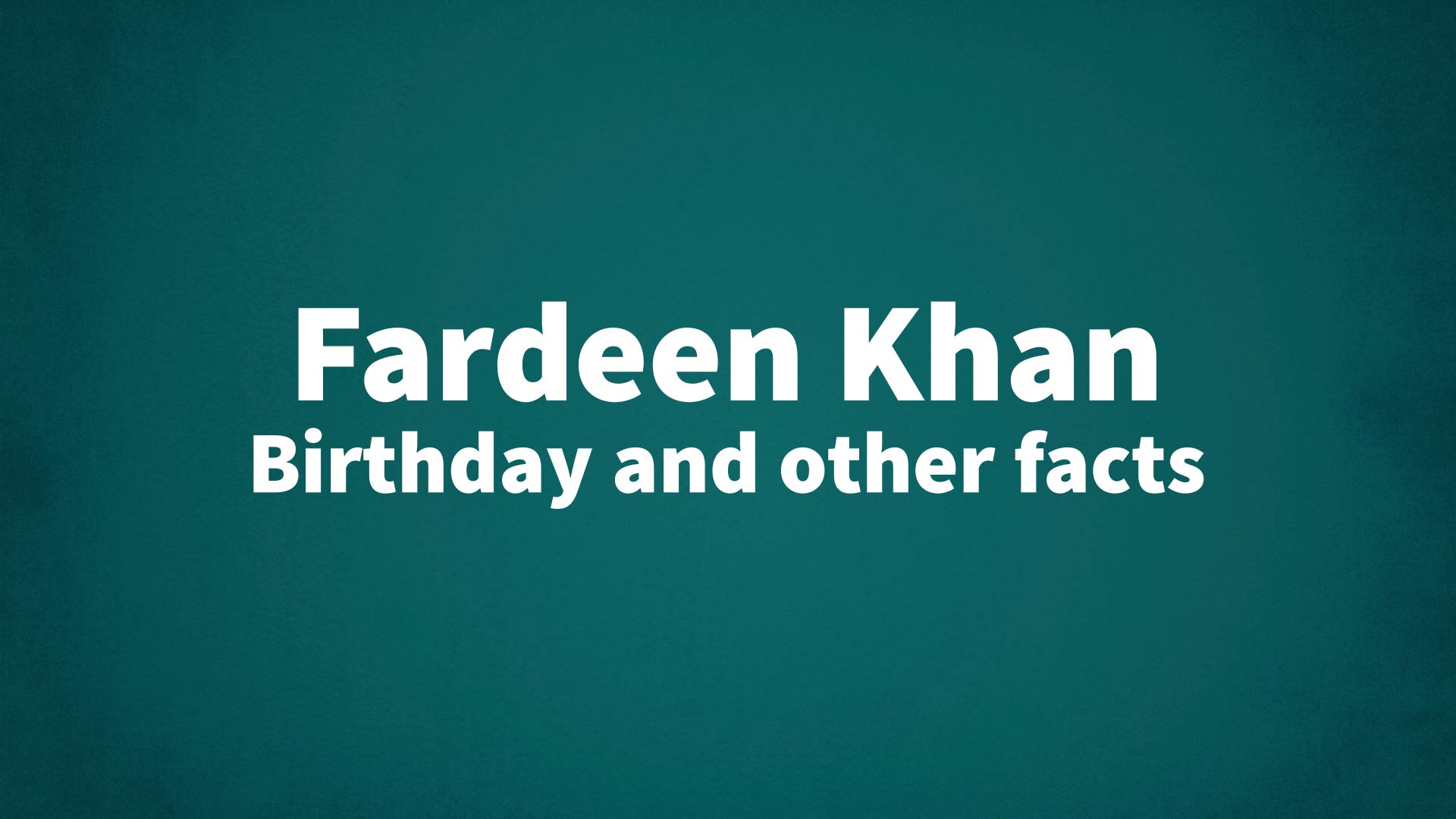 title image for Fardeen Khan birthday