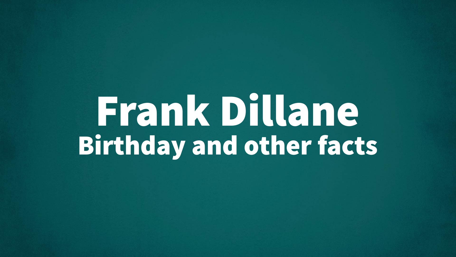 title image for Frank Dillane birthday