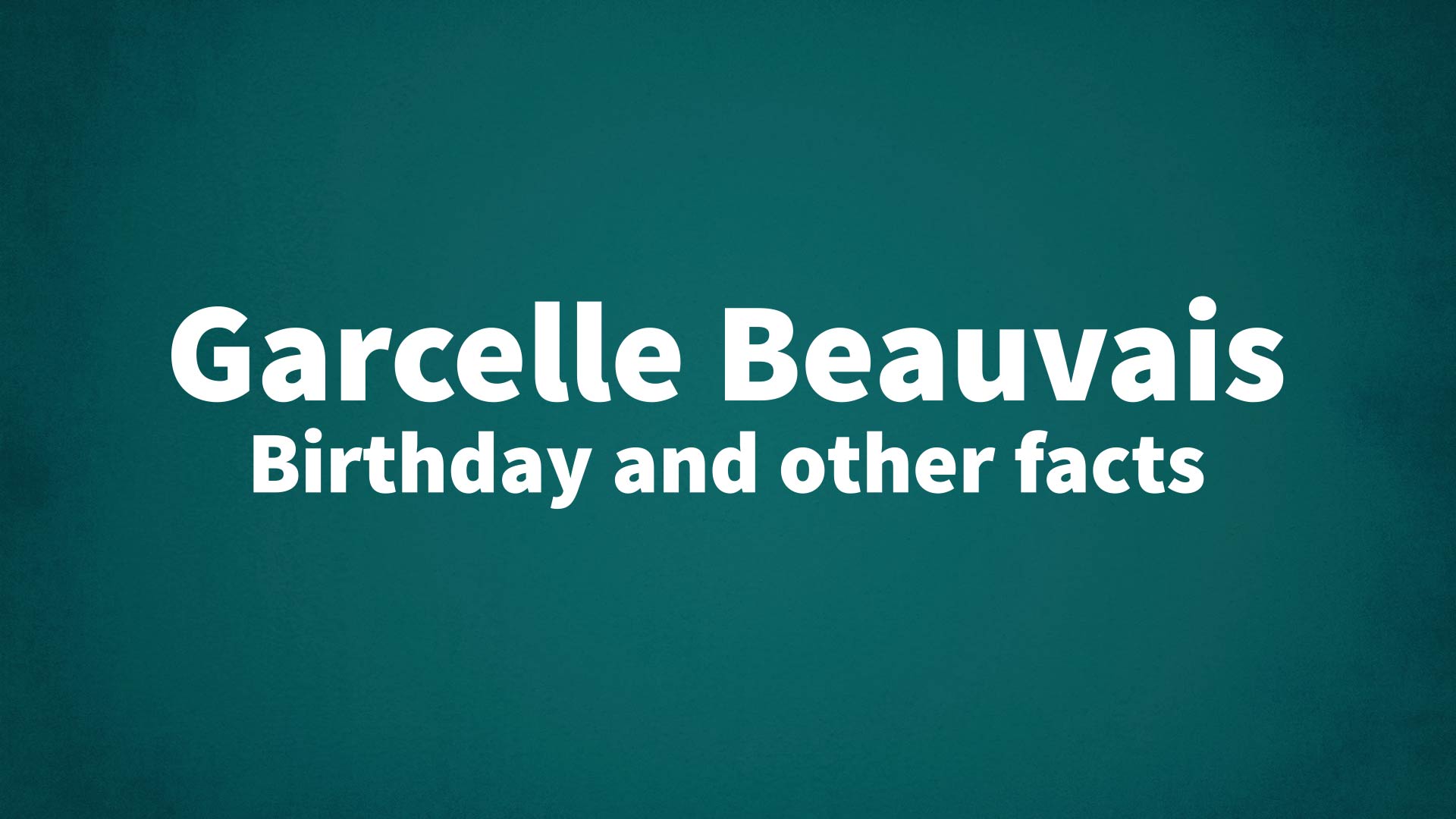title image for Garcelle Beauvais birthday