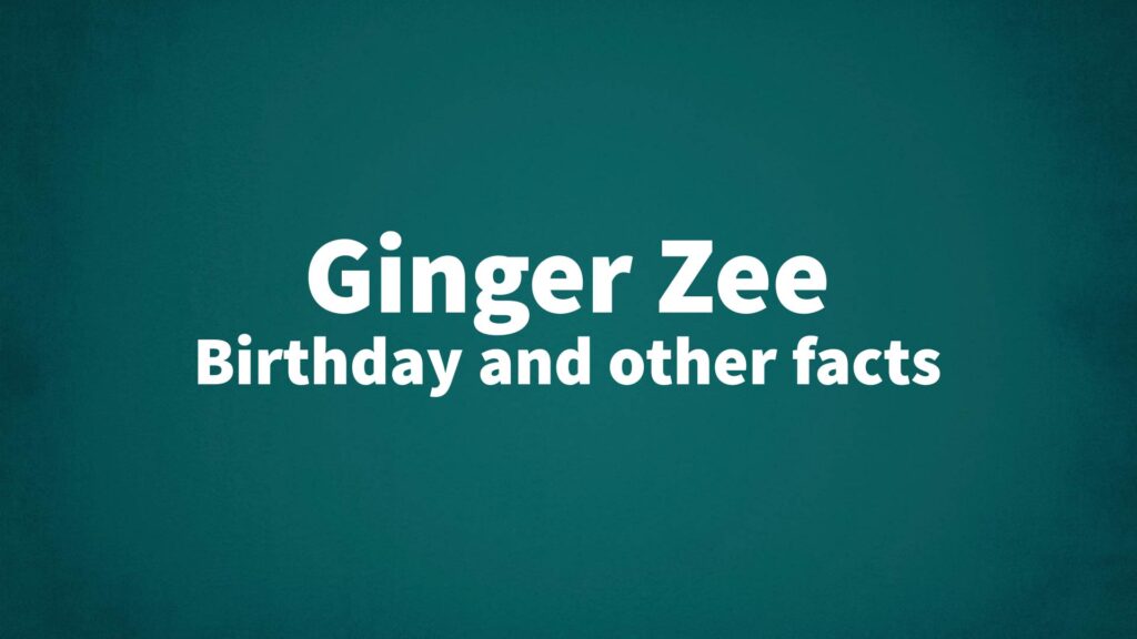 GingerZee List Of National Days