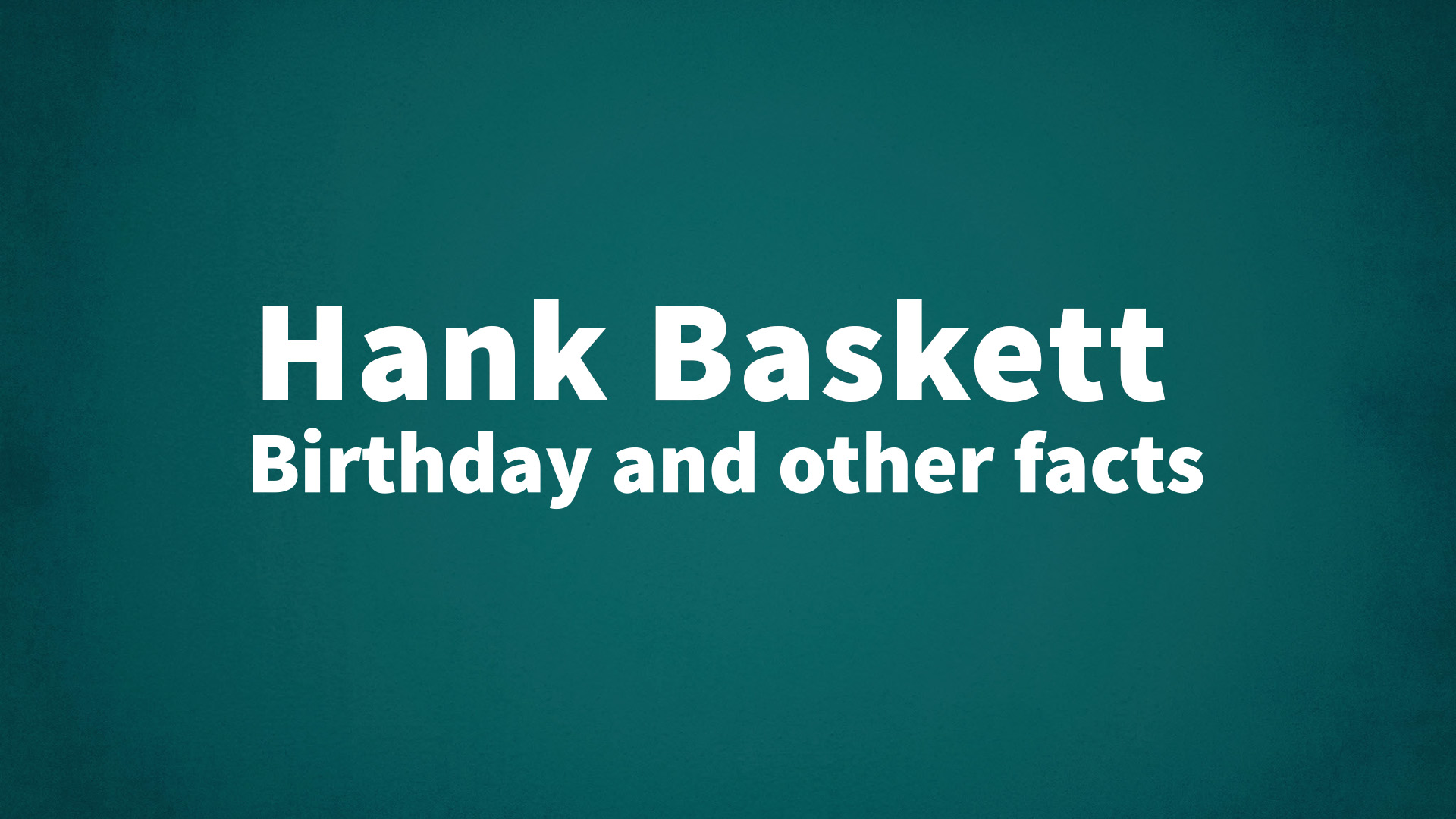 title image for Hank Baskett birthday