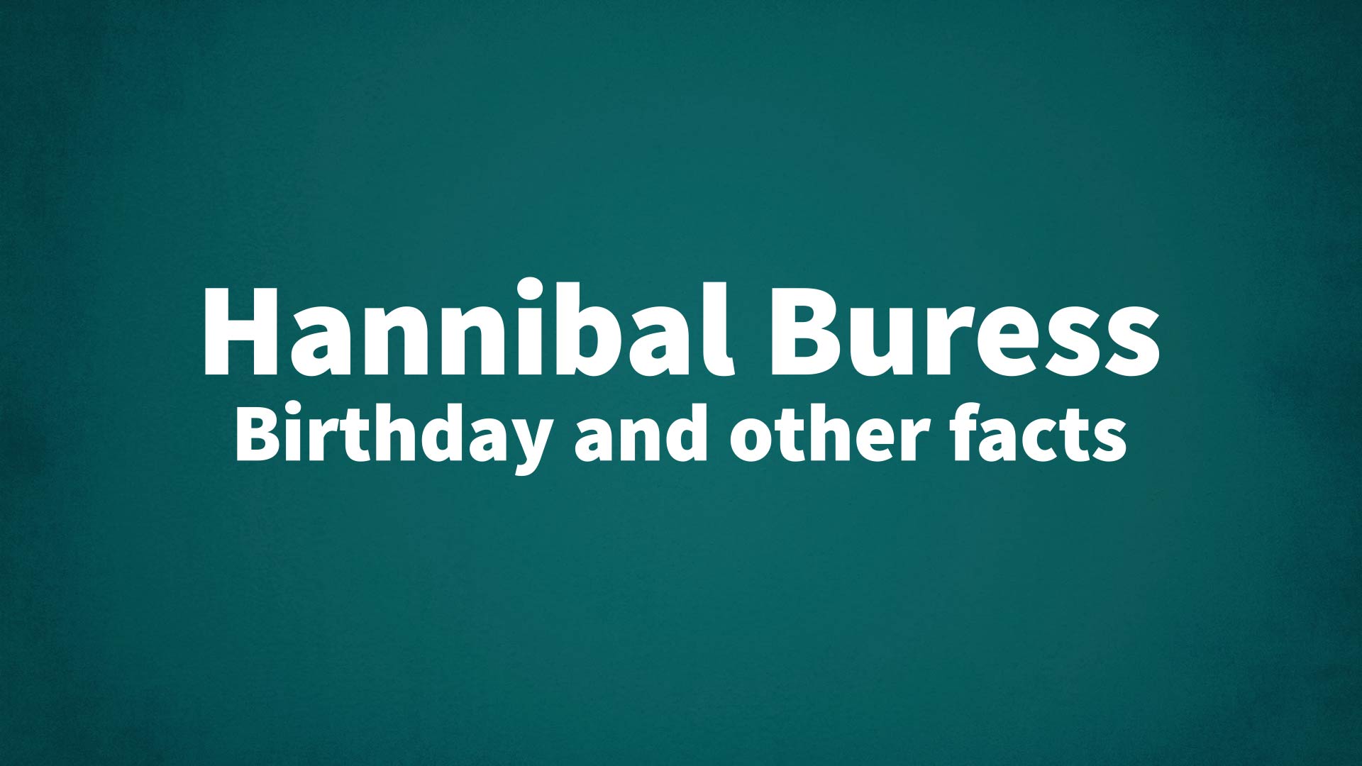 title image for Hannibal Buress birthday