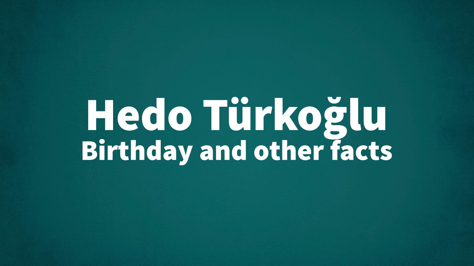title image for Hedo Türkoğlu birthday