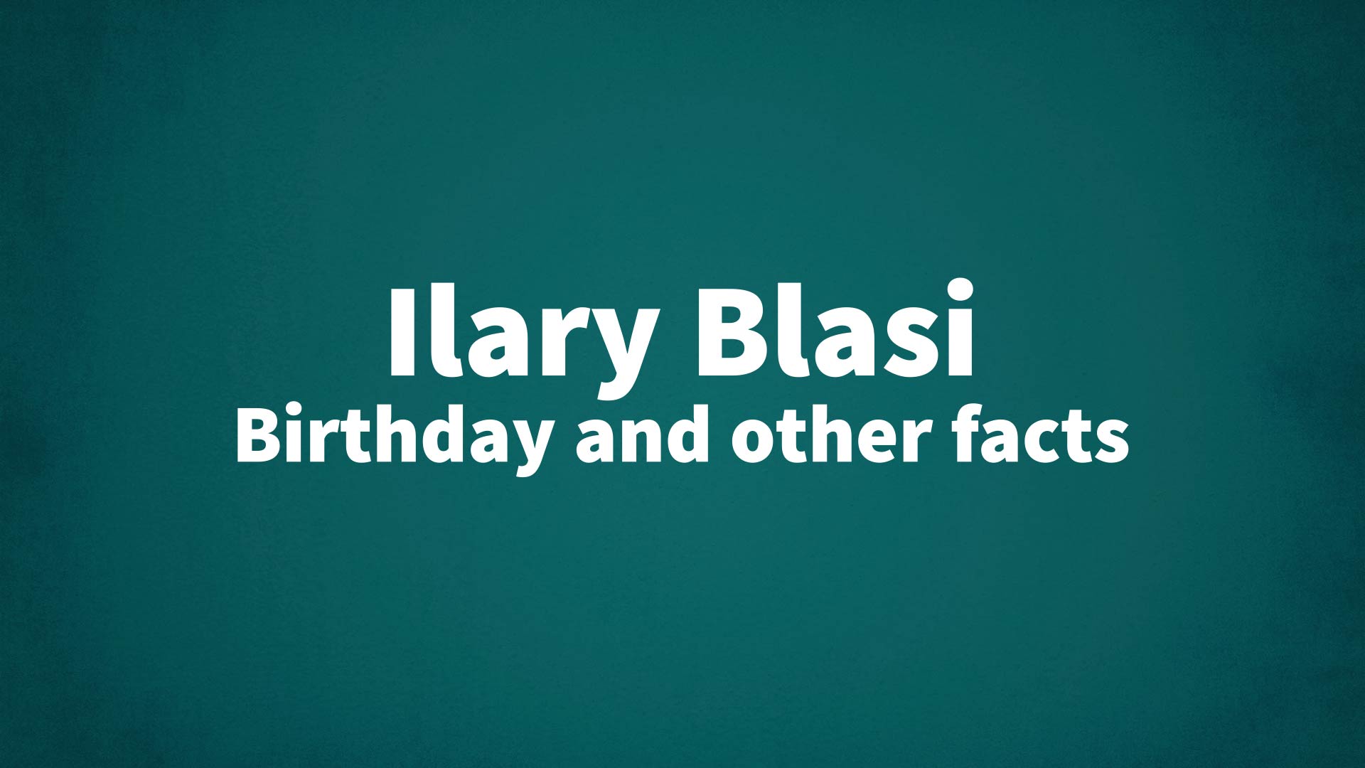 title image for Ilary Blasi birthday