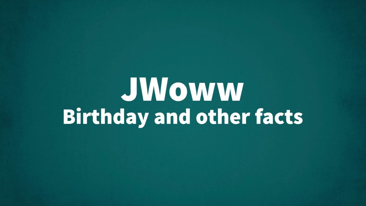 JWoww List Of National Days
