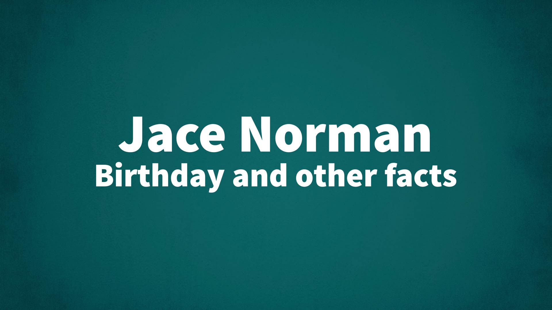 title image for Jace Norman birthday
