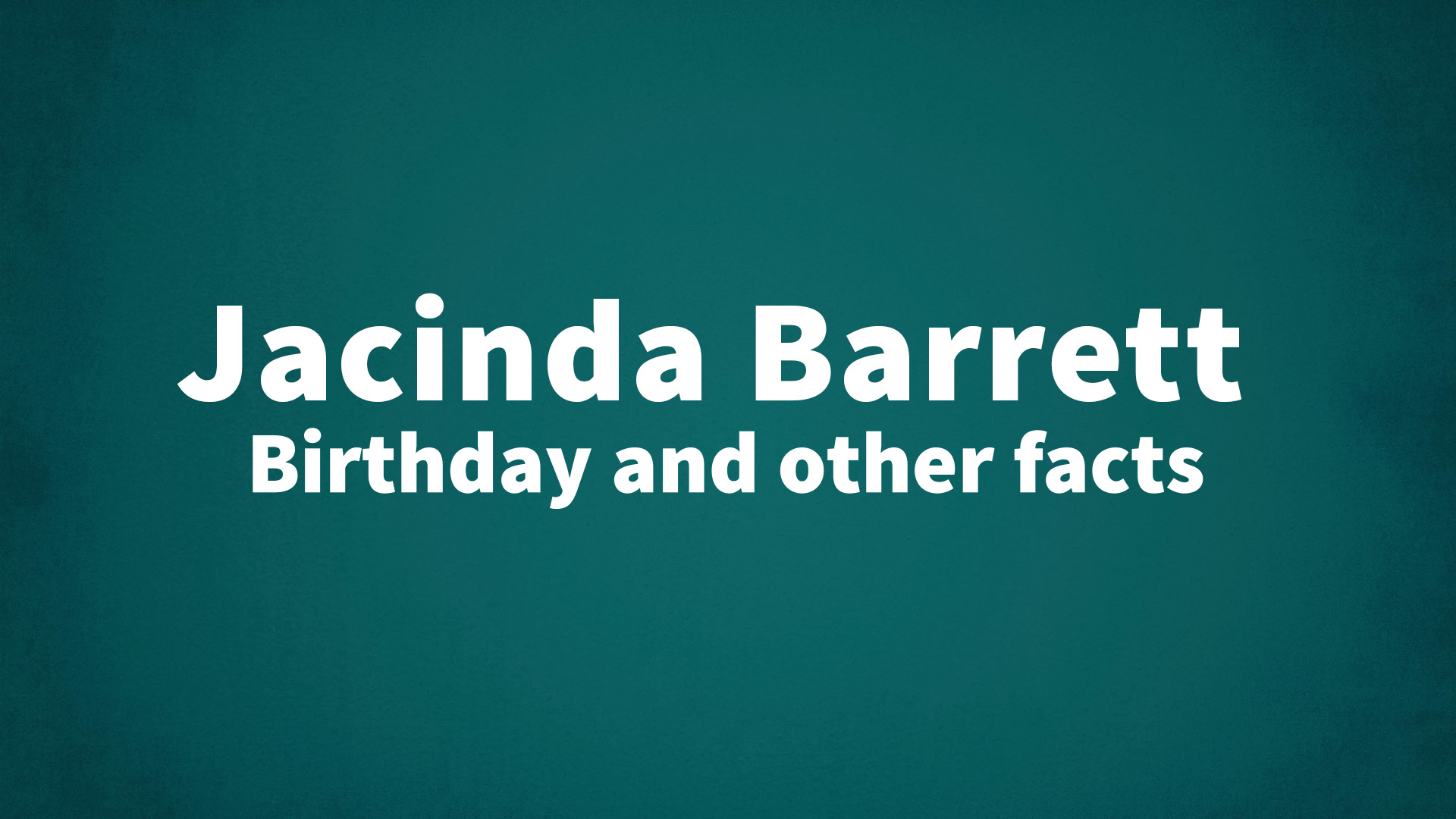 title image for Jacinda Barrett birthday