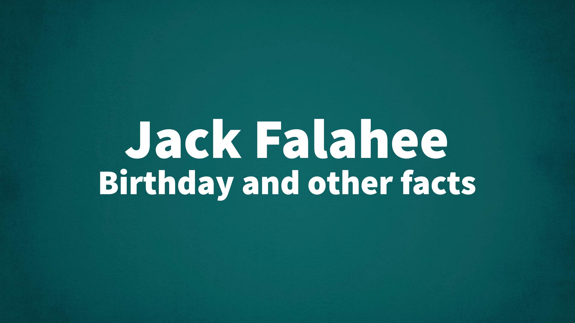 title image for Jack Falahee birthday