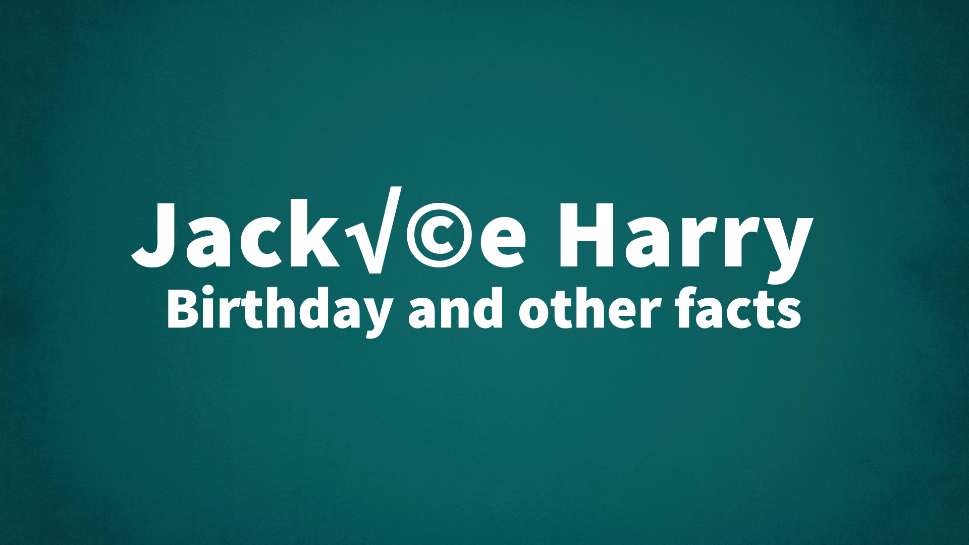 title image for Jackée Harry birthday