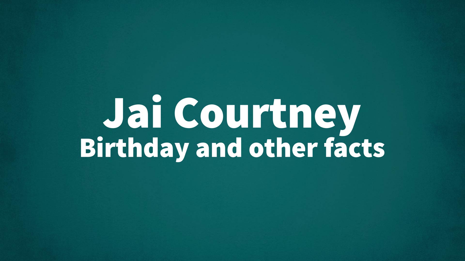 title image for Jai Courtney birthday