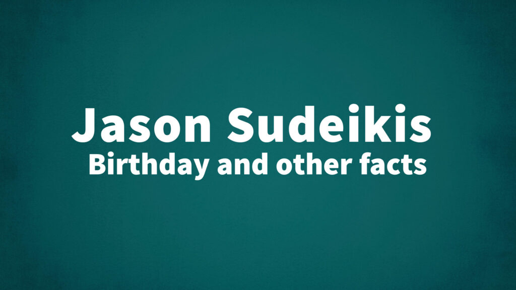JasonSudeikis List Of National Days