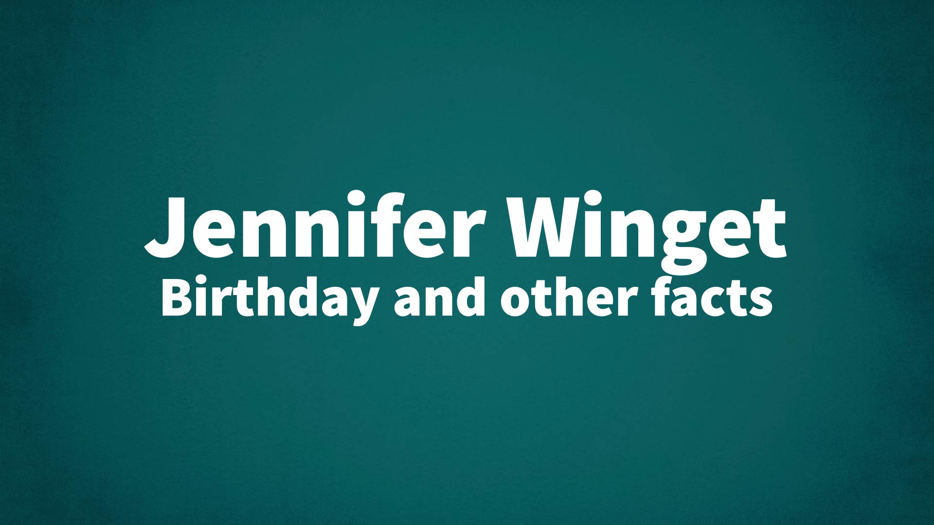 title image for Jennifer Winget birthday