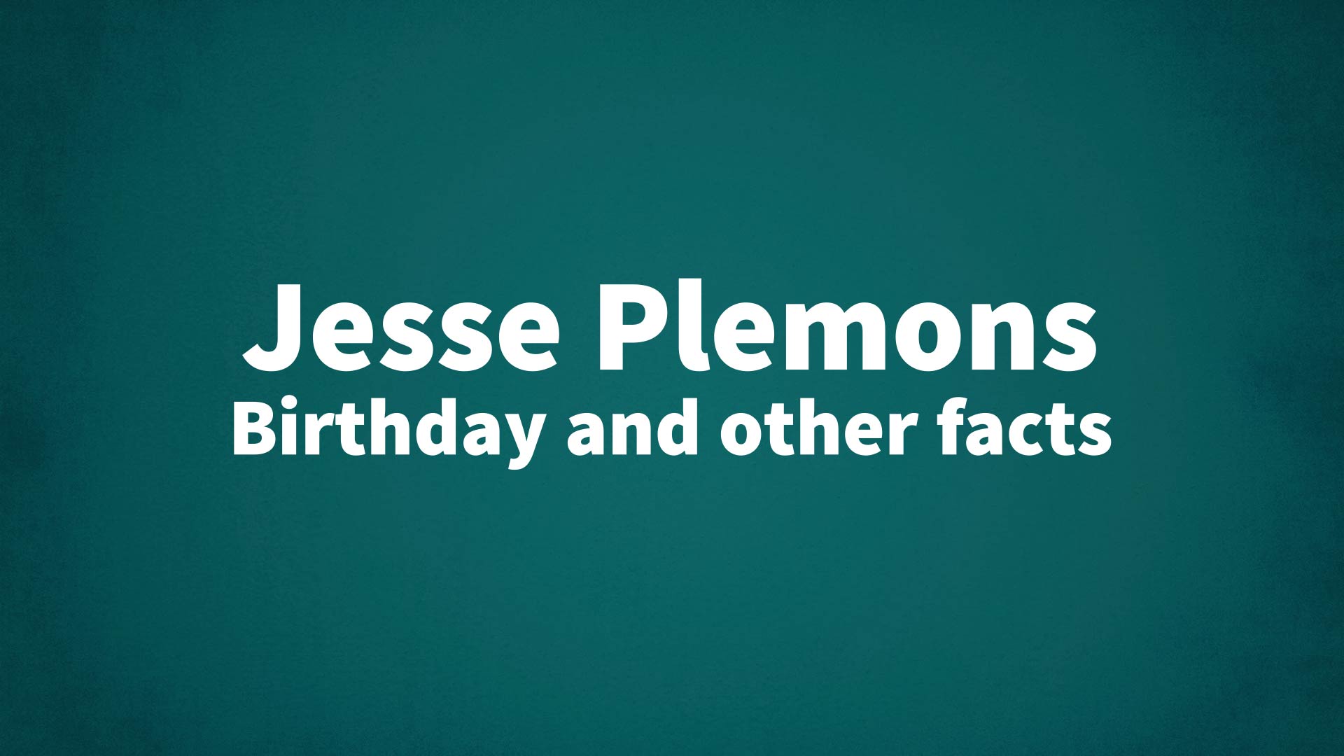 title image for Jesse Plemons birthday