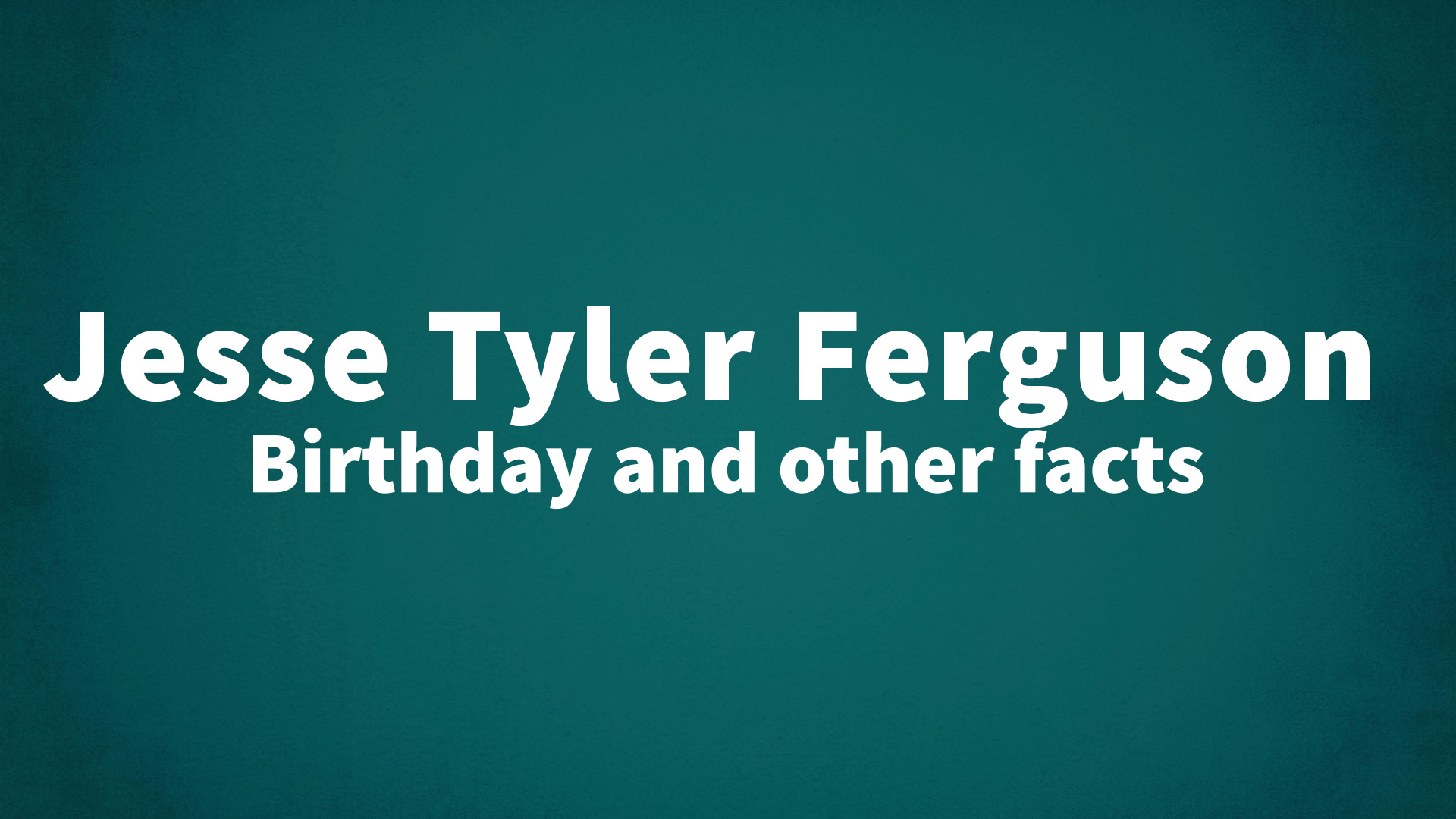 title image for Jesse Tyler Ferguson birthday