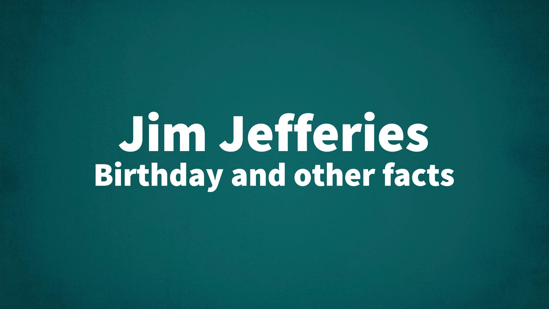 title image for Jim Jefferies birthday