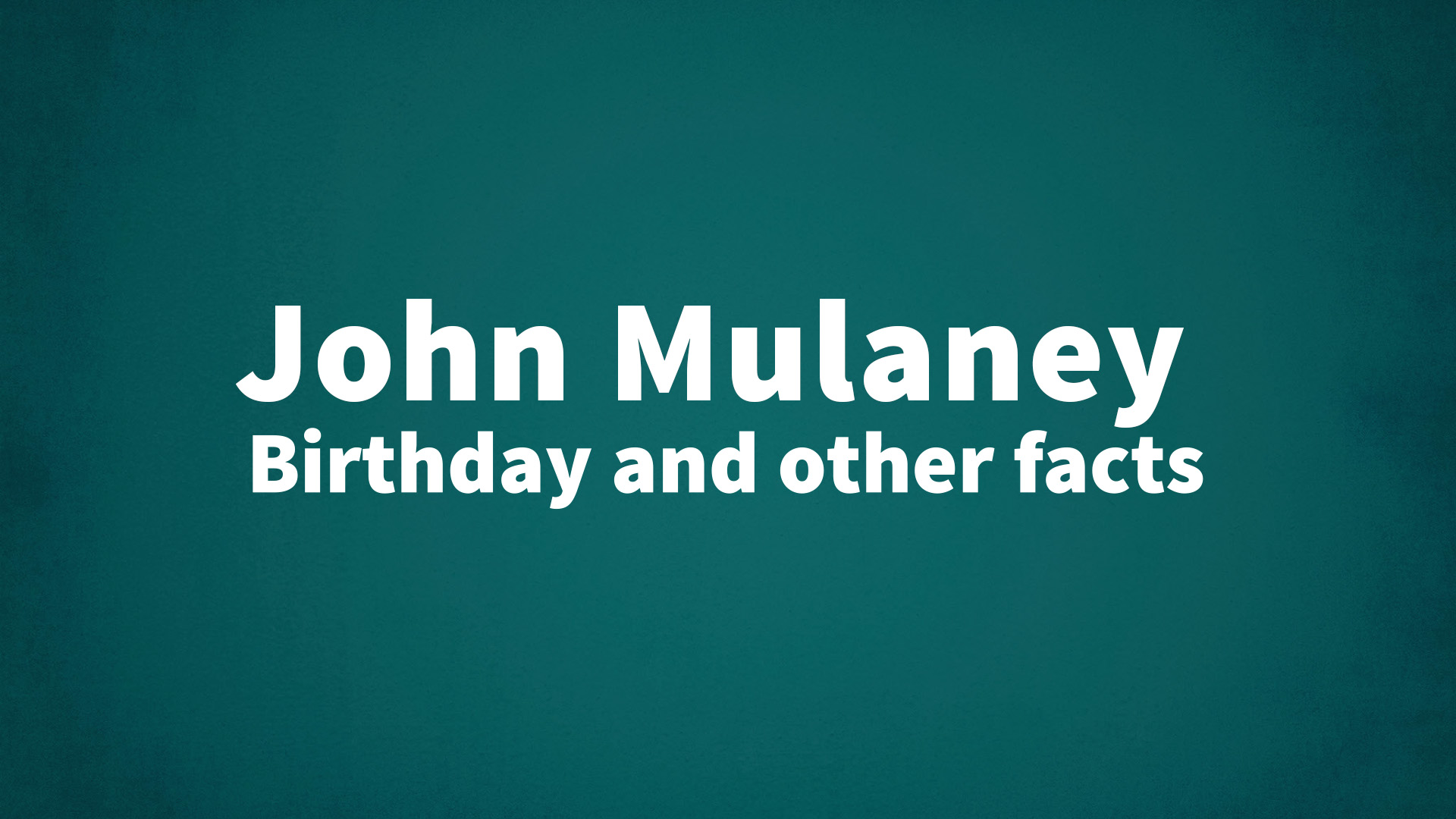 title image for John Mulaney birthday