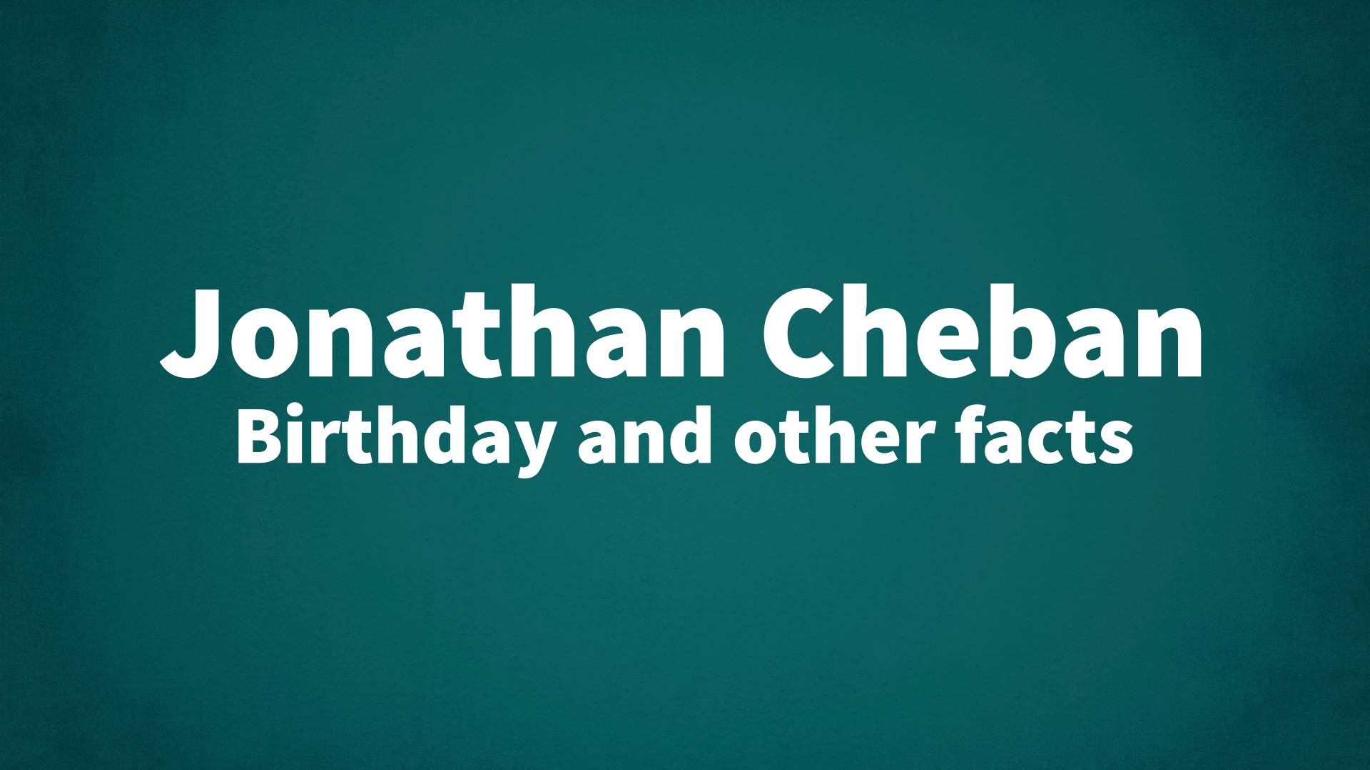title image for Jonathan Cheban birthday