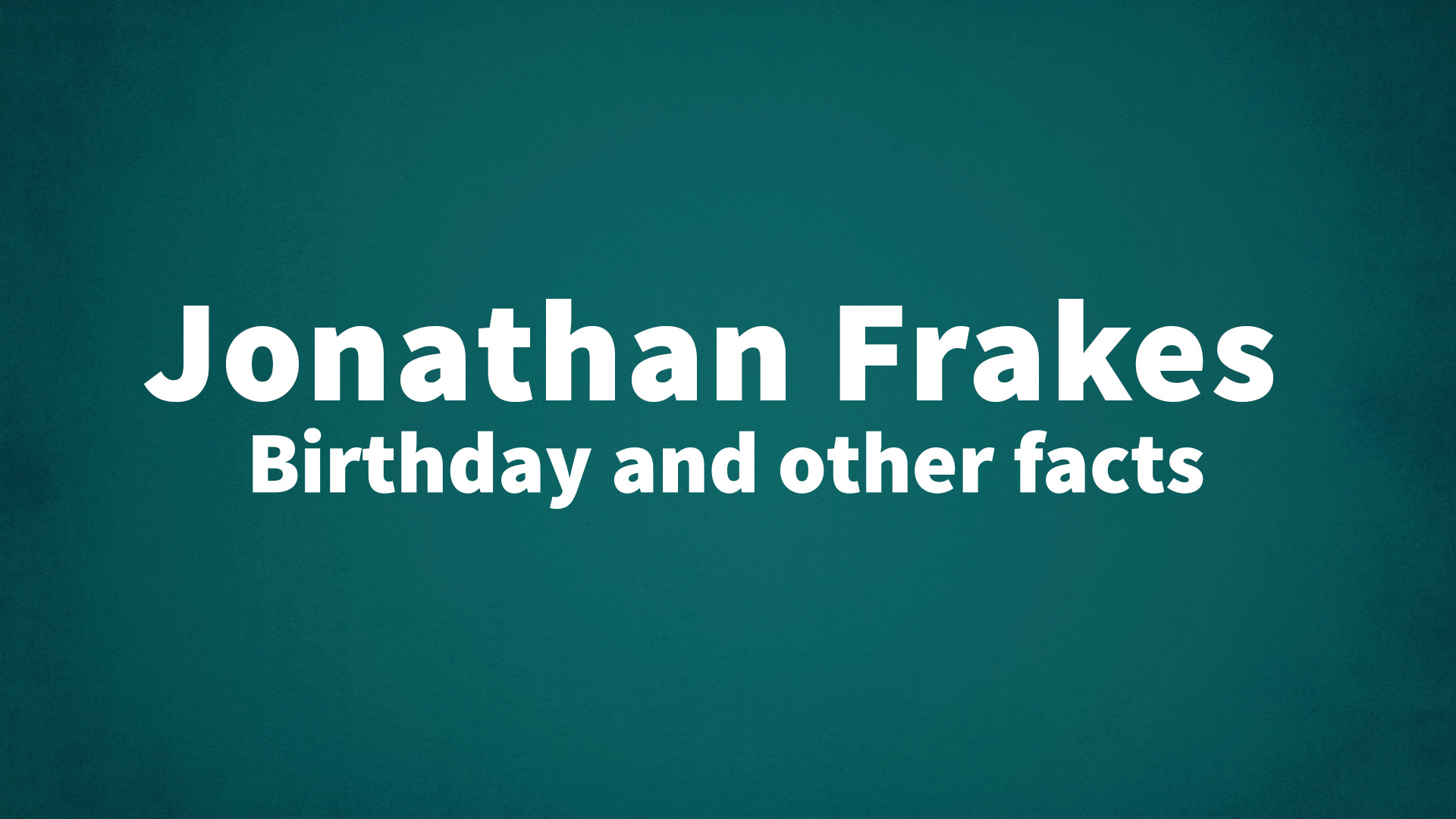 title image for Jonathan Frakes birthday