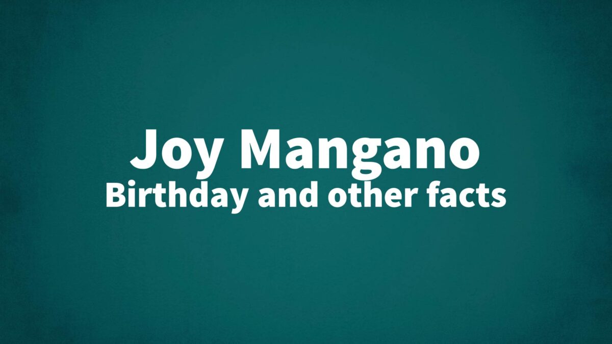 JoyMangano List Of National Days