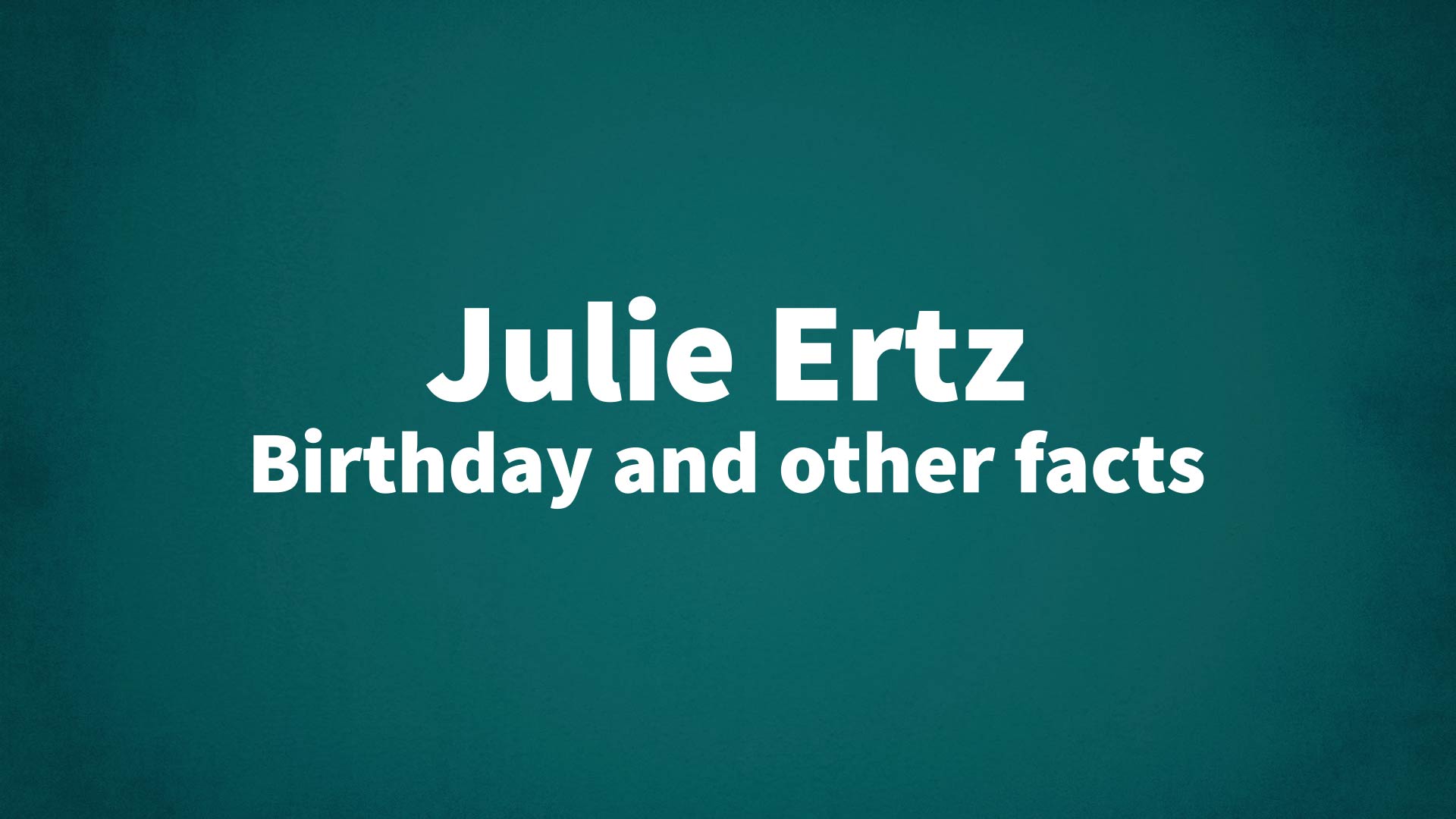 title image for Julie Ertz birthday