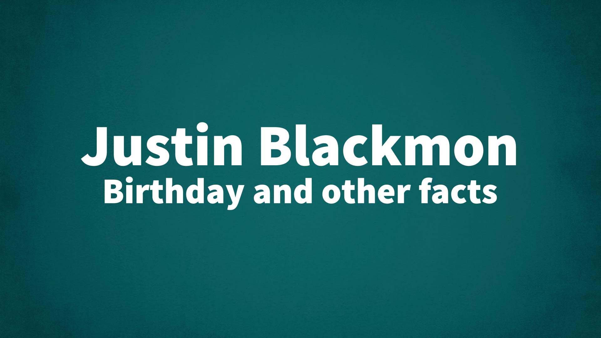 title image for Justin Blackmon birthday