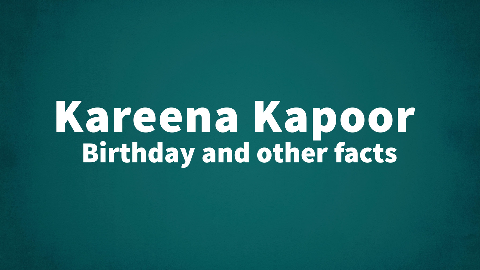 title image for Kareena Kapoor birthday