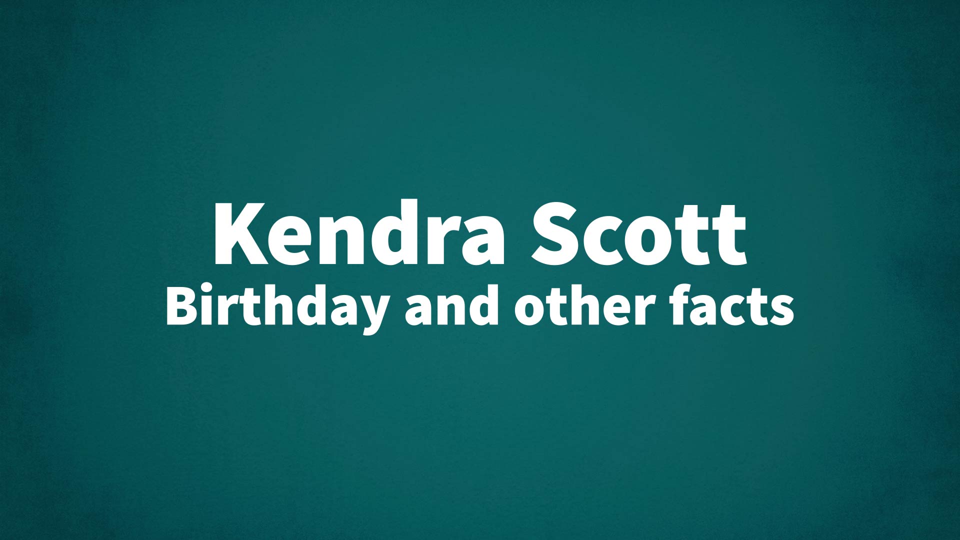 title image for Kendra Scott birthday