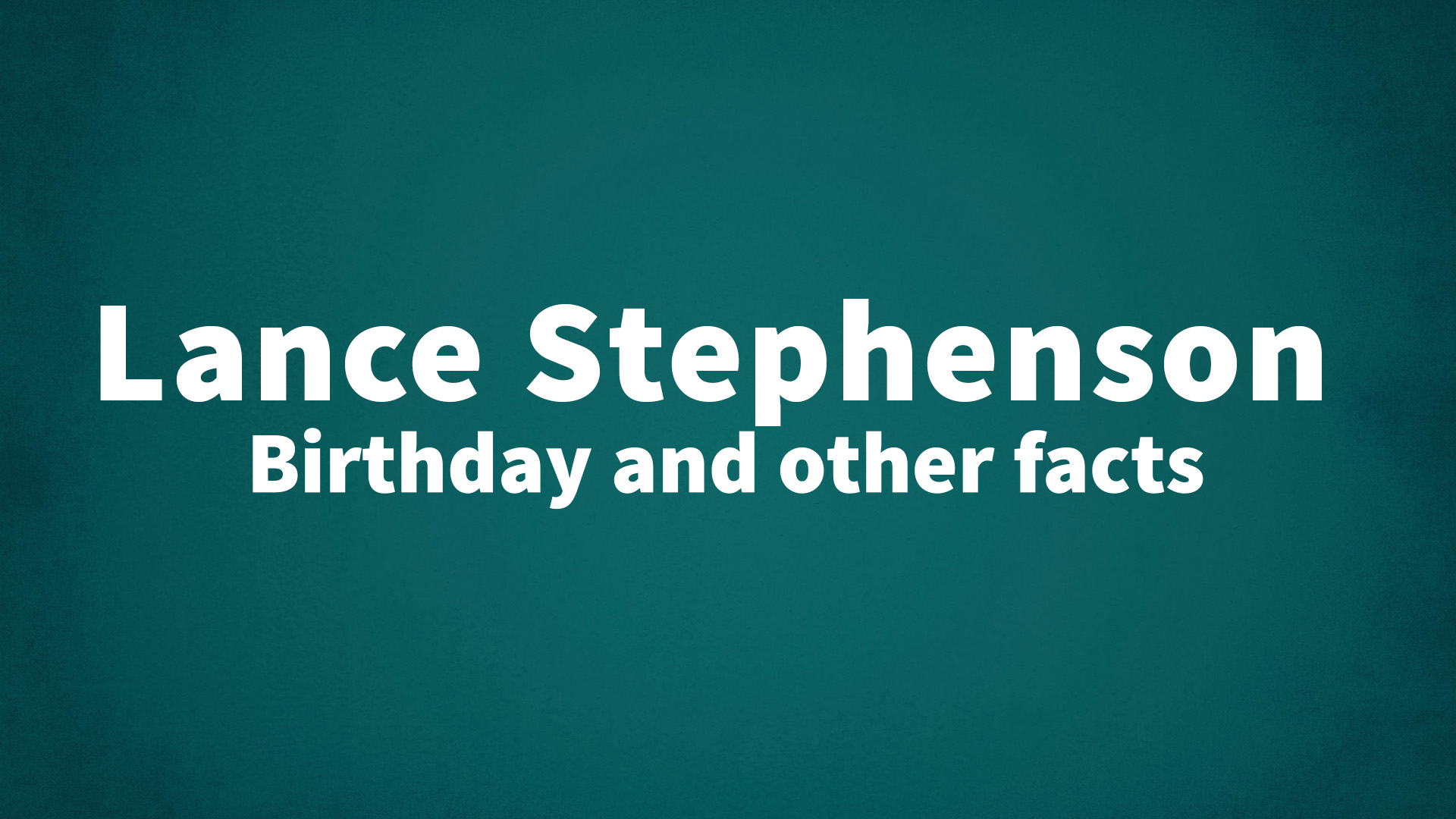 title image for Lance Stephenson birthday