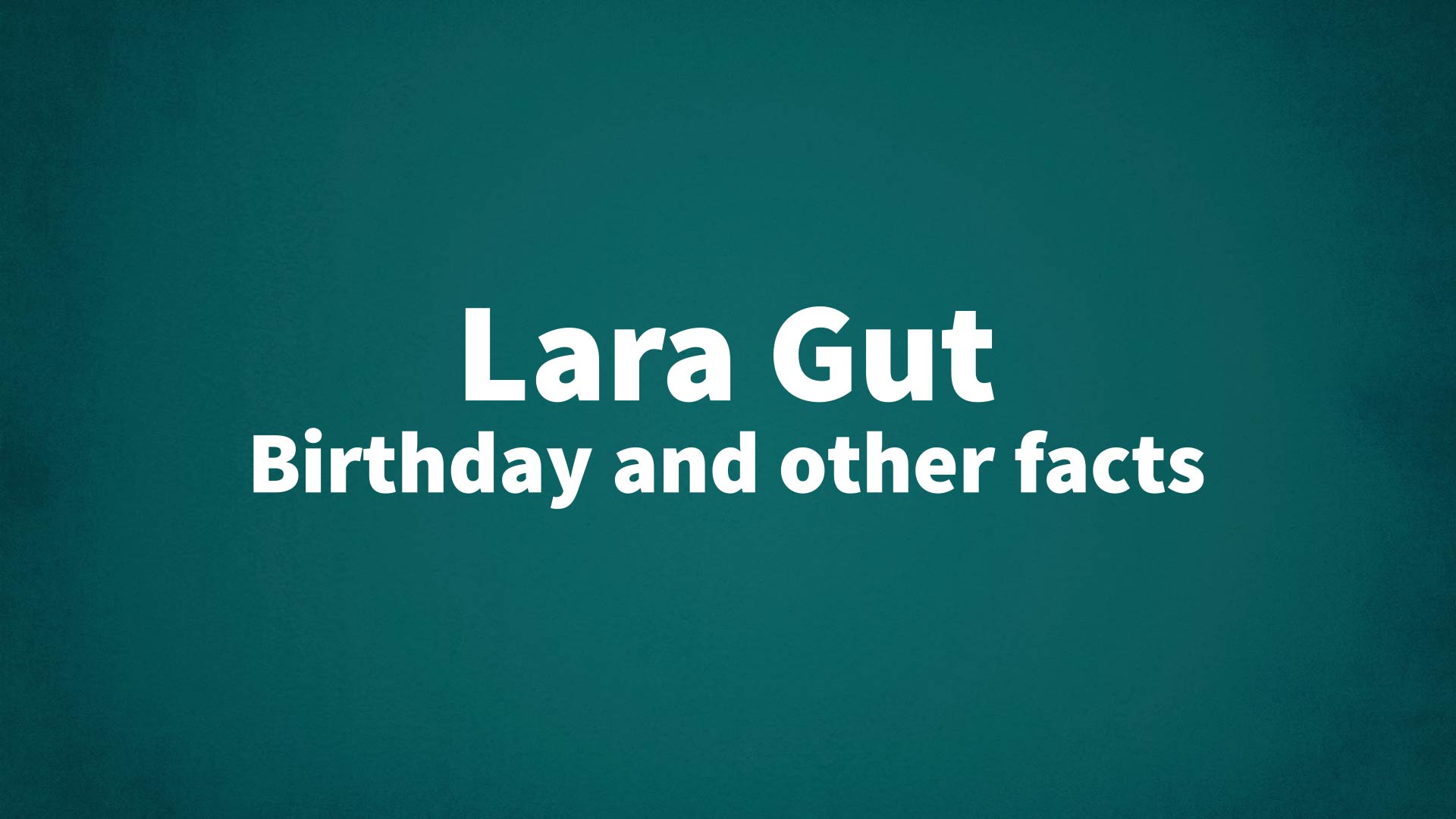 title image for Lara Gut birthday