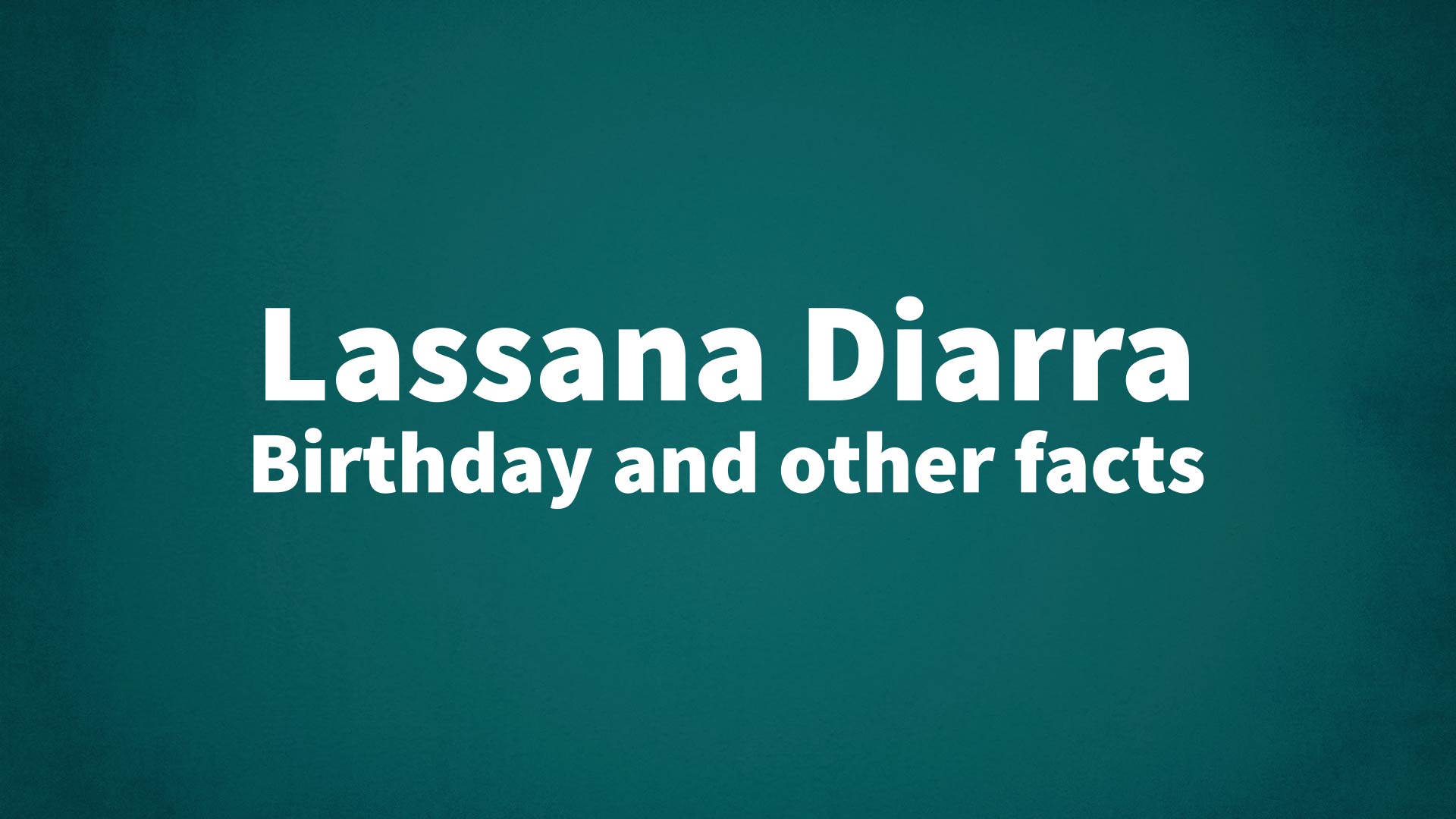 title image for Lassana Diarra birthday