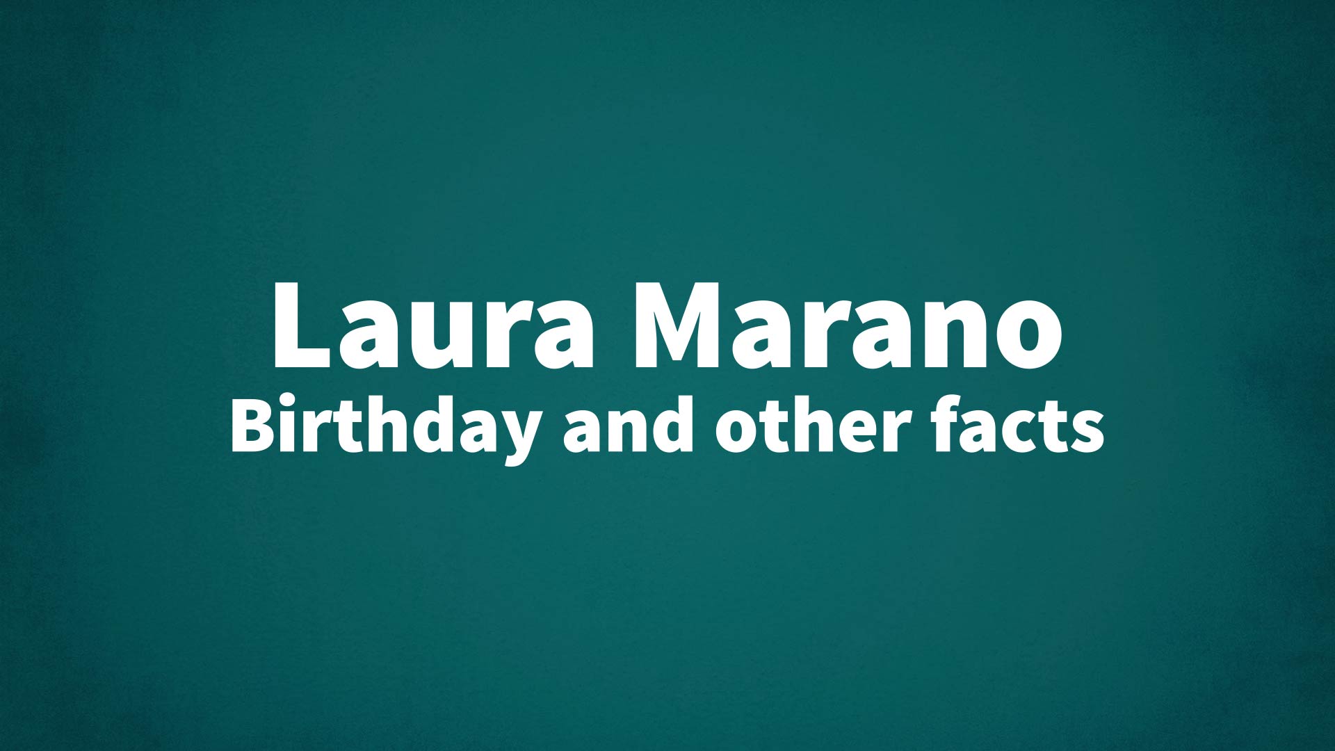 title image for Laura Marano birthday
