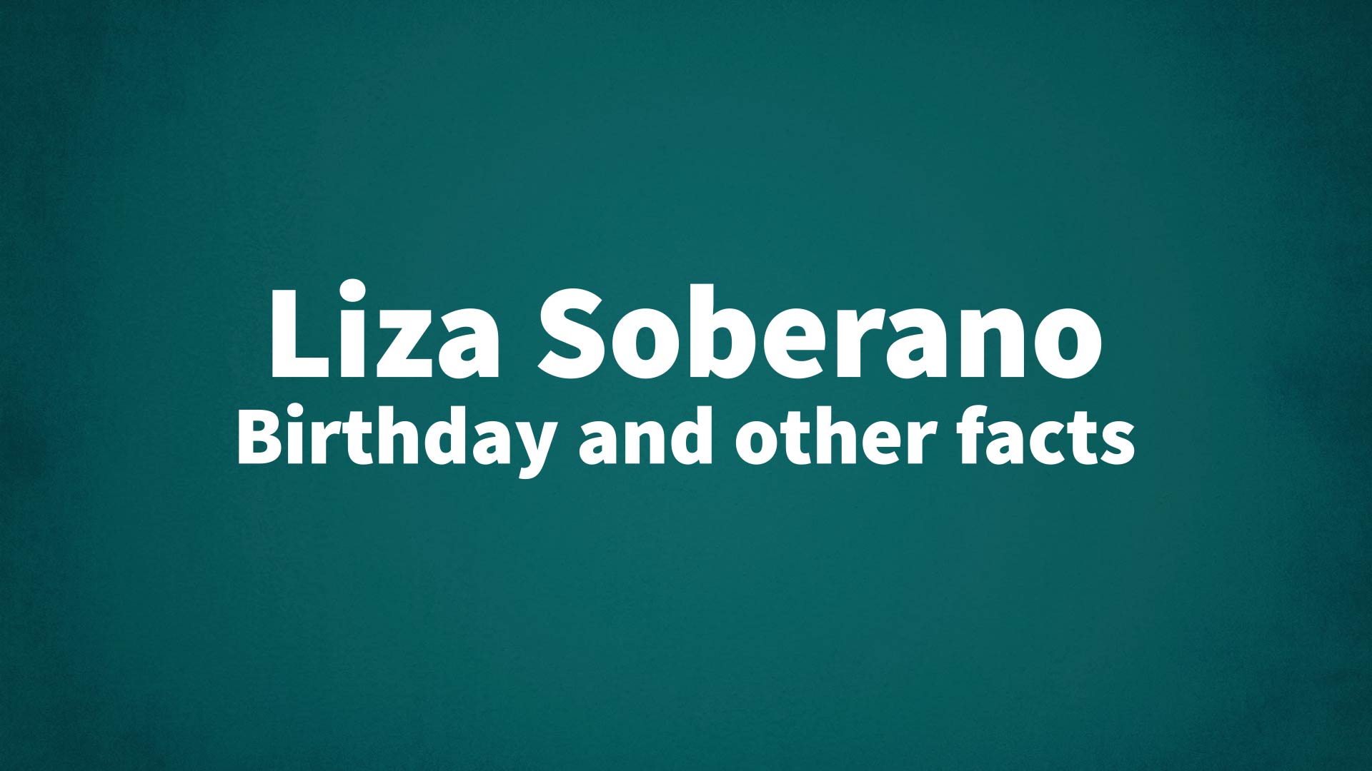 title image for Liza Soberano birthday