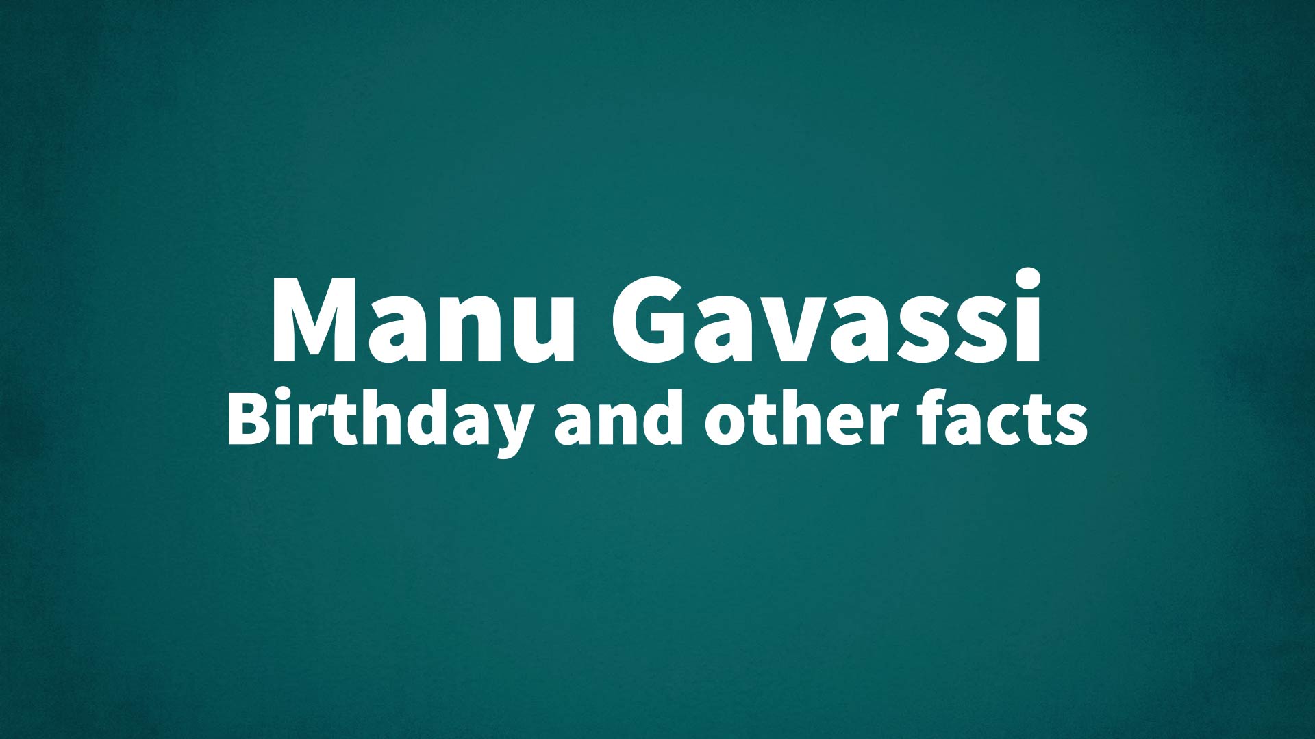 title image for Manu Gavassi birthday