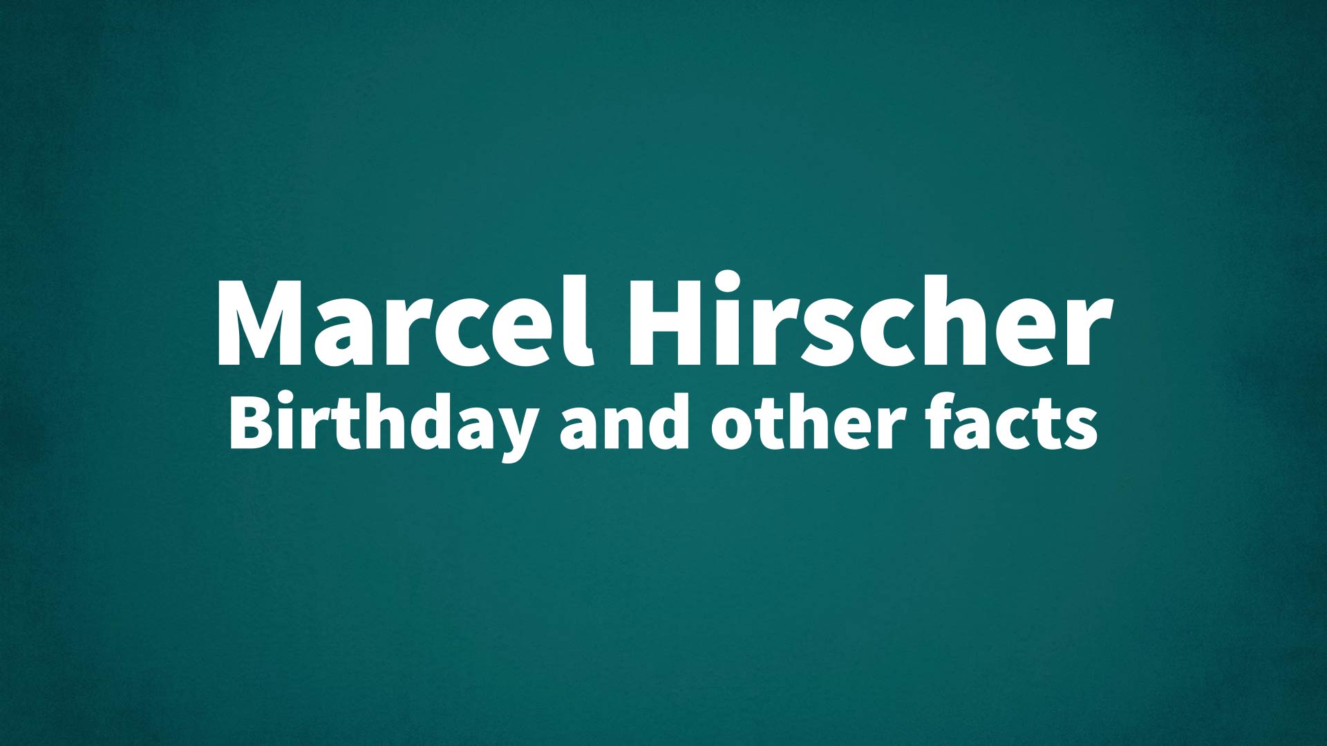 title image for Marcel Hirscher birthday
