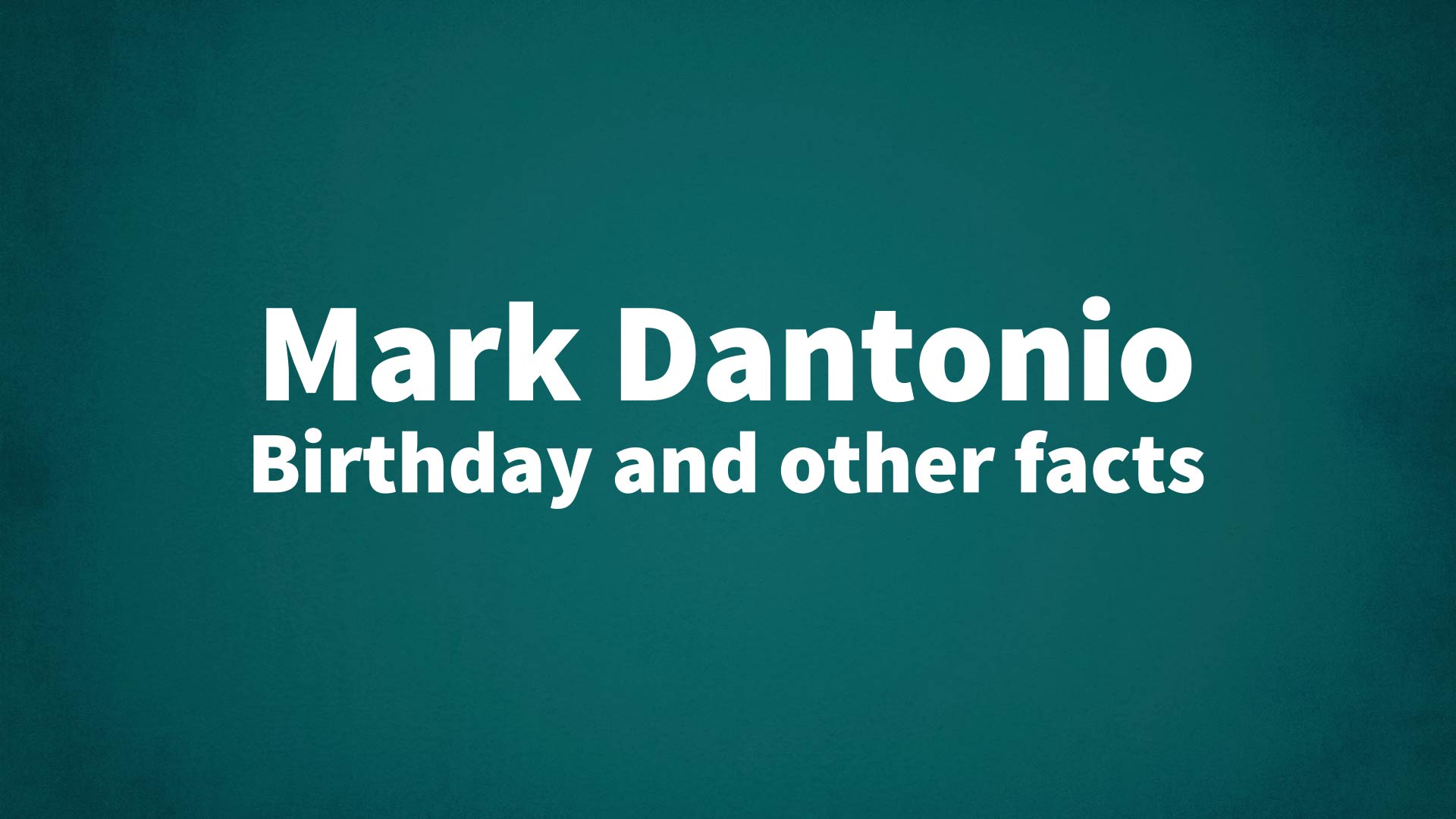 title image for Mark Dantonio birthday