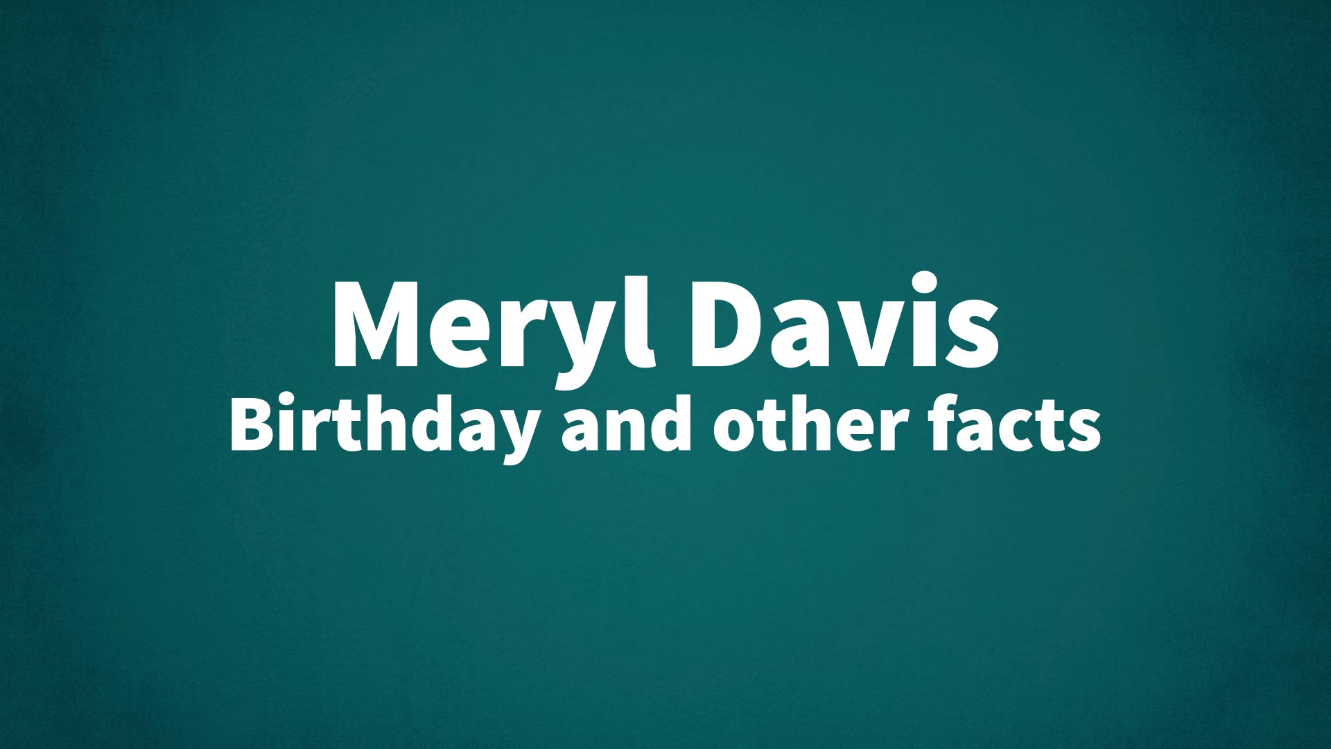 title image for Meryl Davis birthday