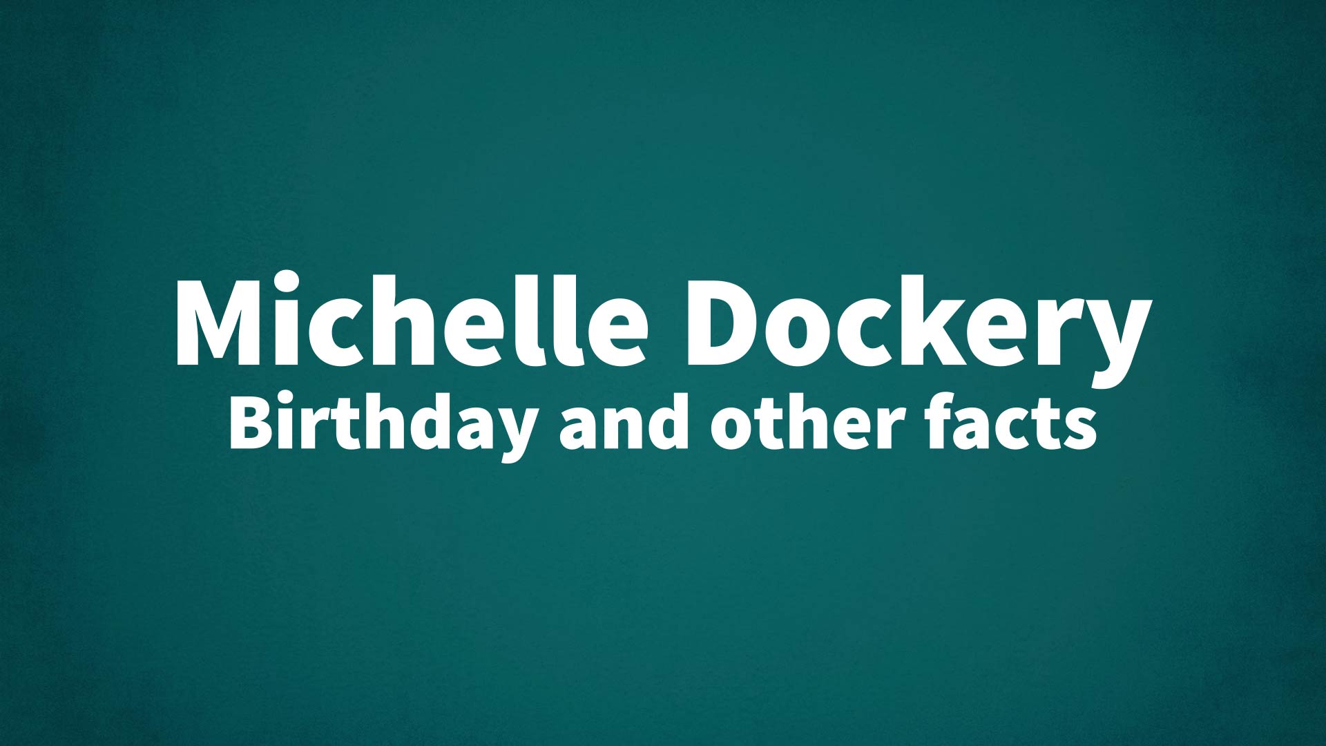 title image for Michelle Dockery birthday
