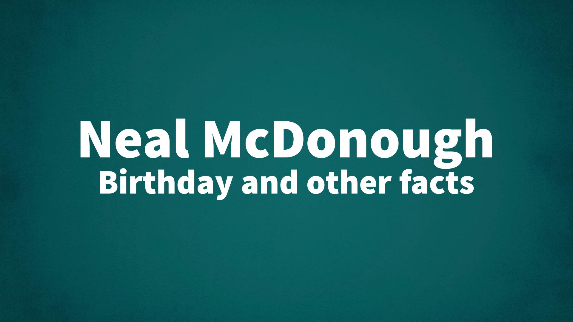 title image for Neal McDonough birthday
