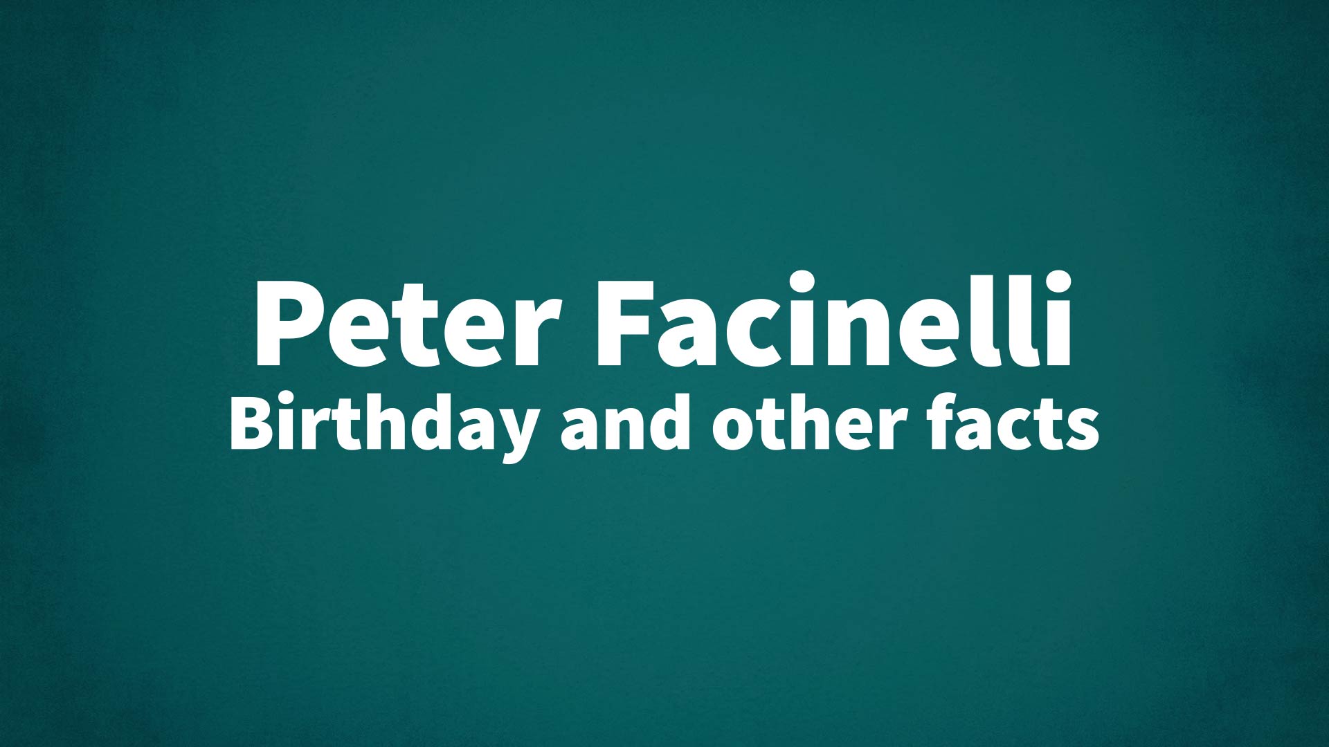 title image for Peter Facinelli birthday