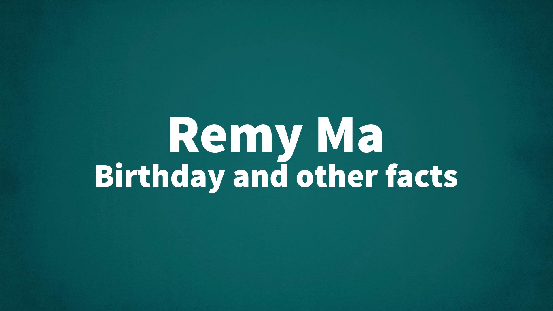 title image for Remy Ma birthday
